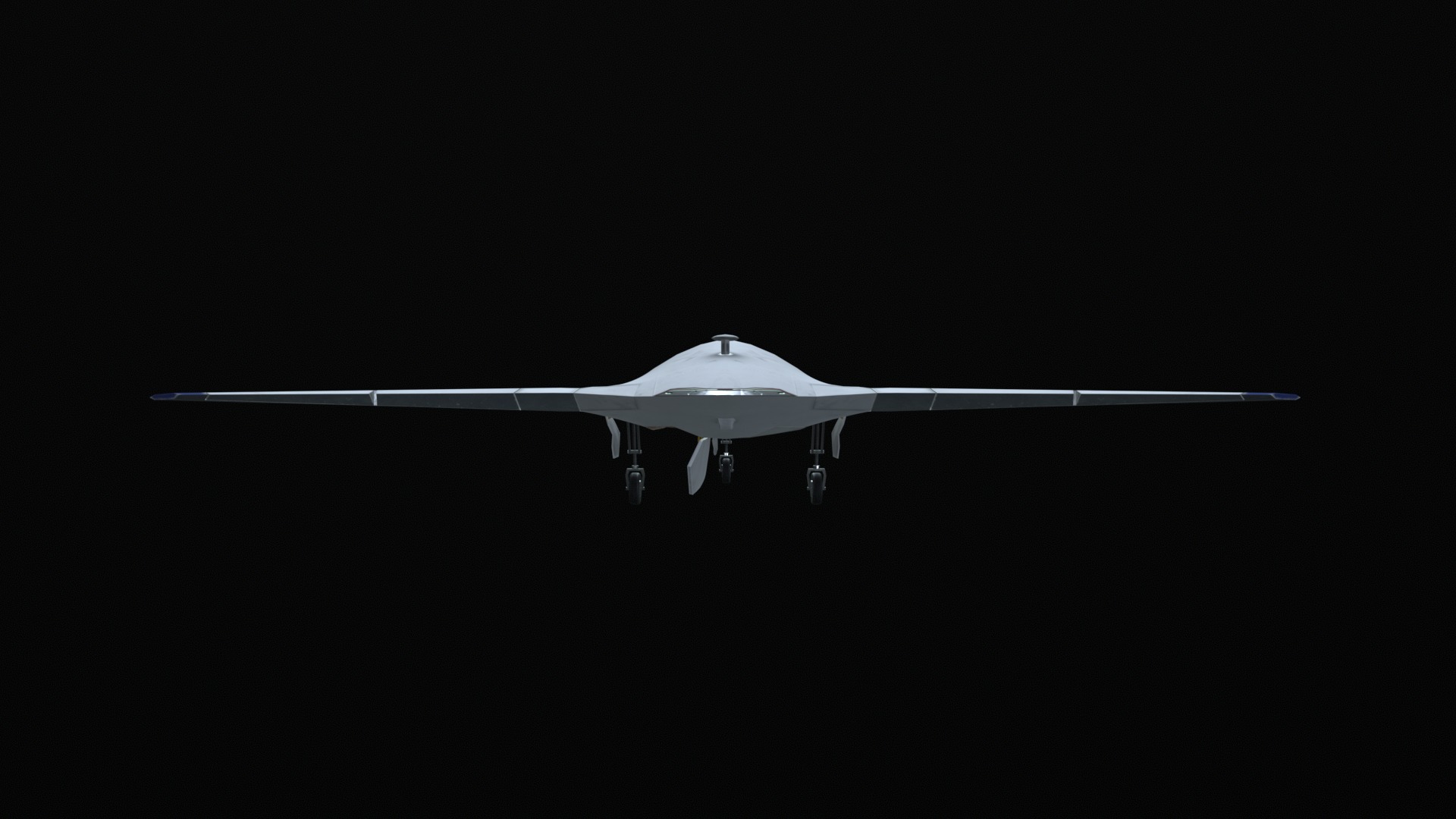 Asset - Army - UAV Boeing X45 - 3D MODEL Low-poly Low-poly 3D model_10