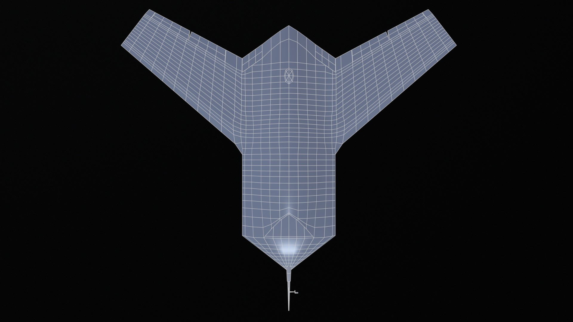 Asset - Army - UAV Boeing X45 - 3D MODEL Low-poly Low-poly 3D model_16