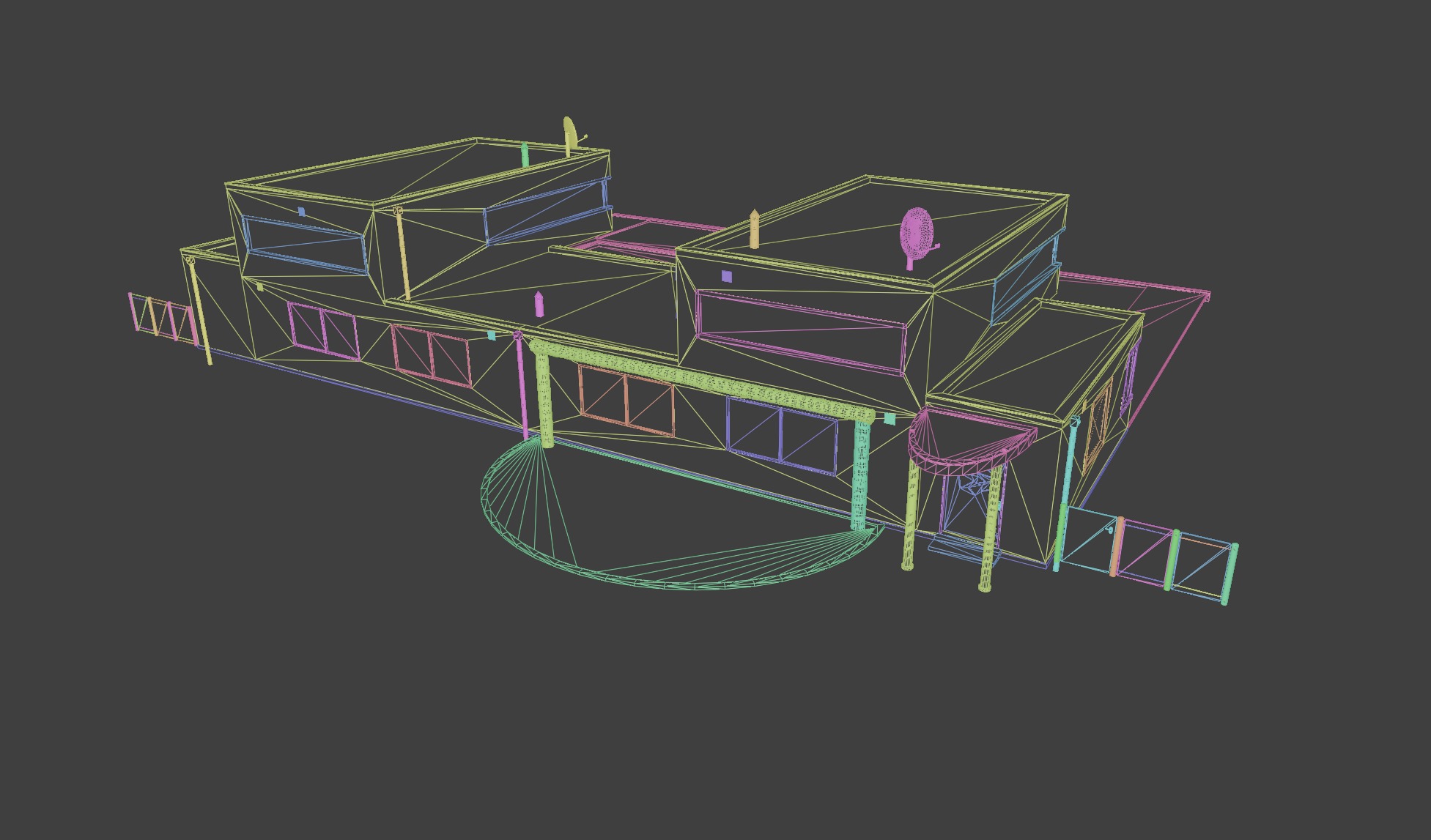 Architectural House 3D model_16