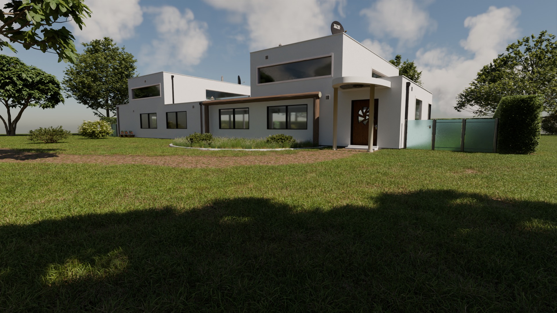 Architectural House 3D model_6