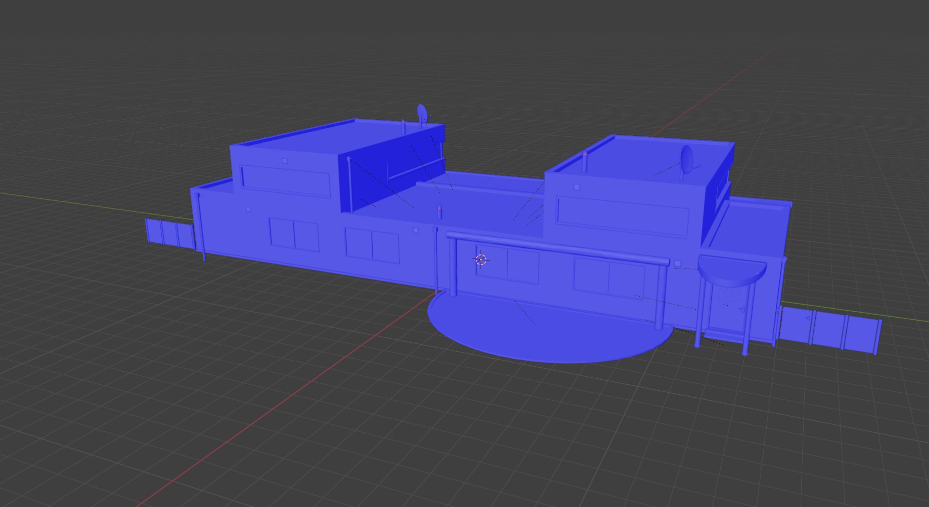 Architectural House 3D model_1