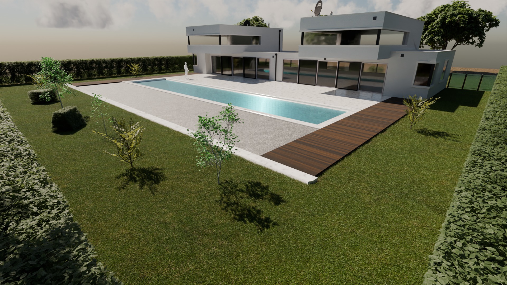 Architectural House 3D model_5