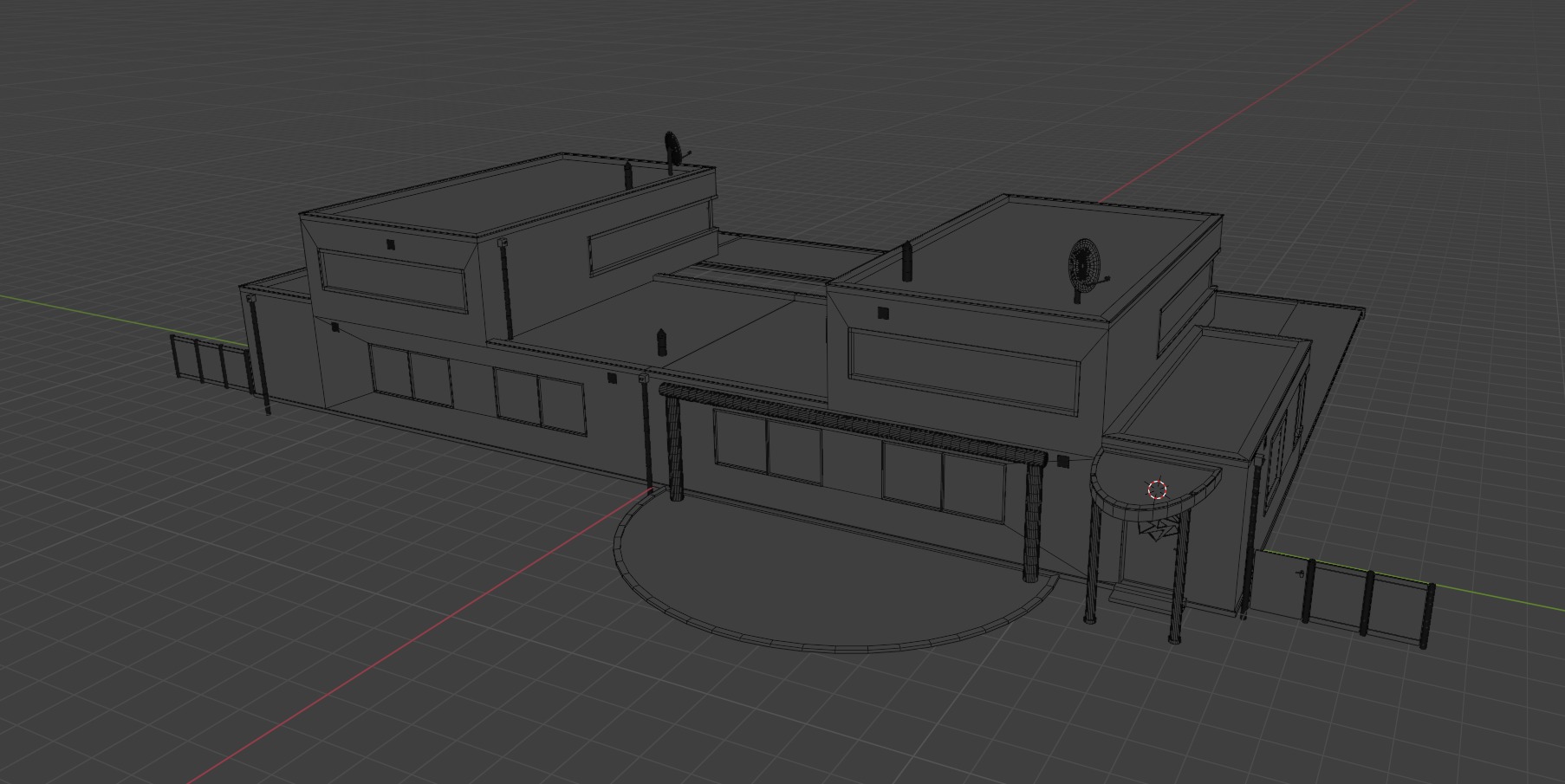 Architectural House 3D model_19