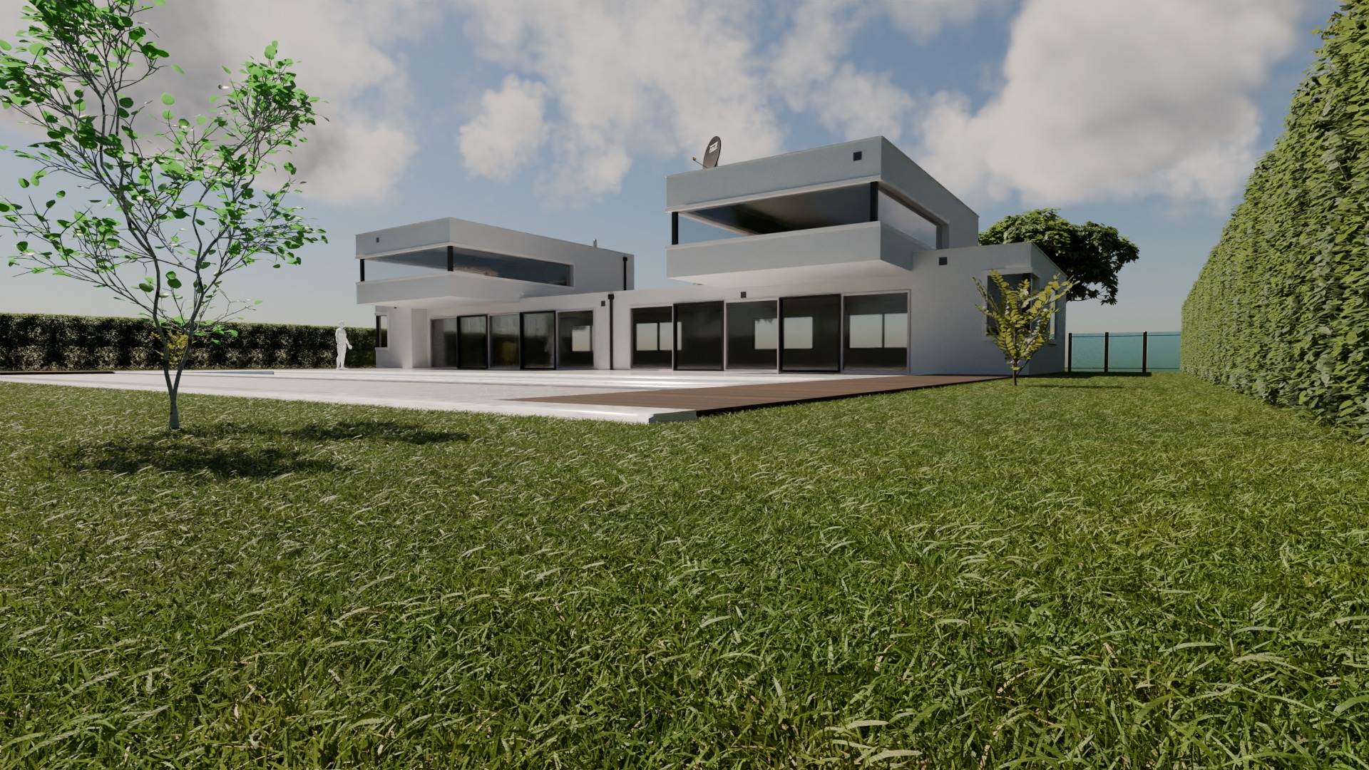 Architectural House 3D model_8