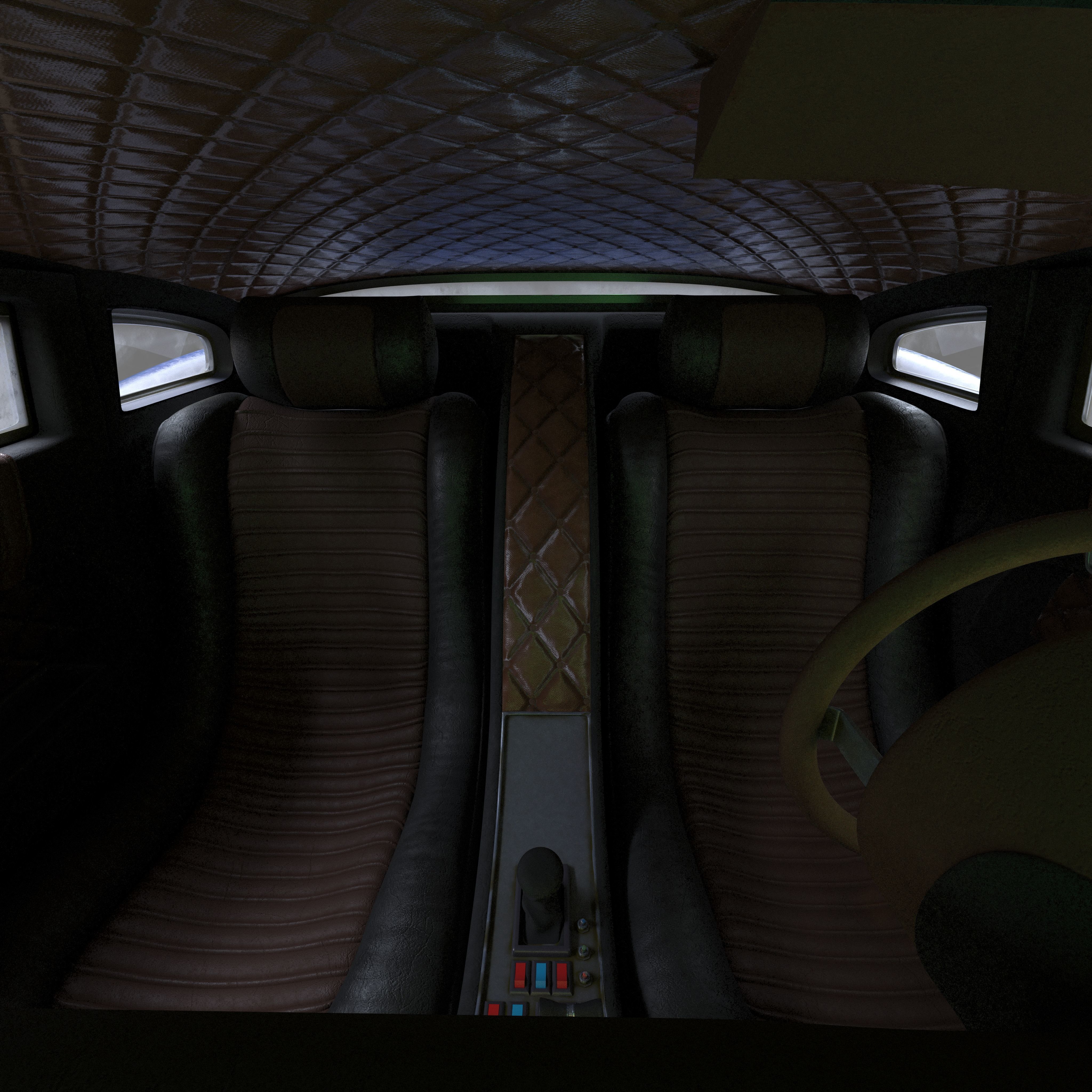 Futuristic flying car 9 3D model_16