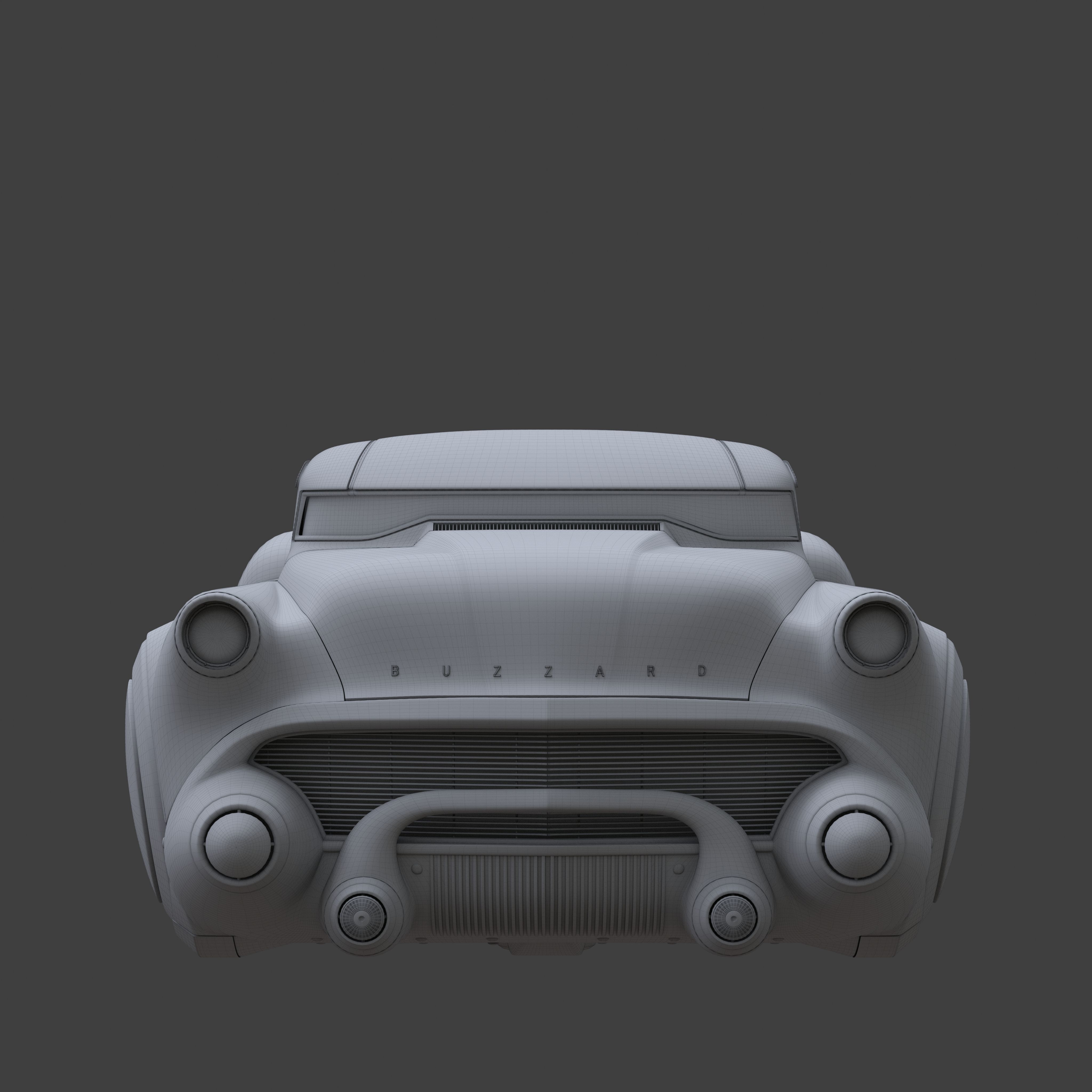 Futuristic flying car 9 3D model_25