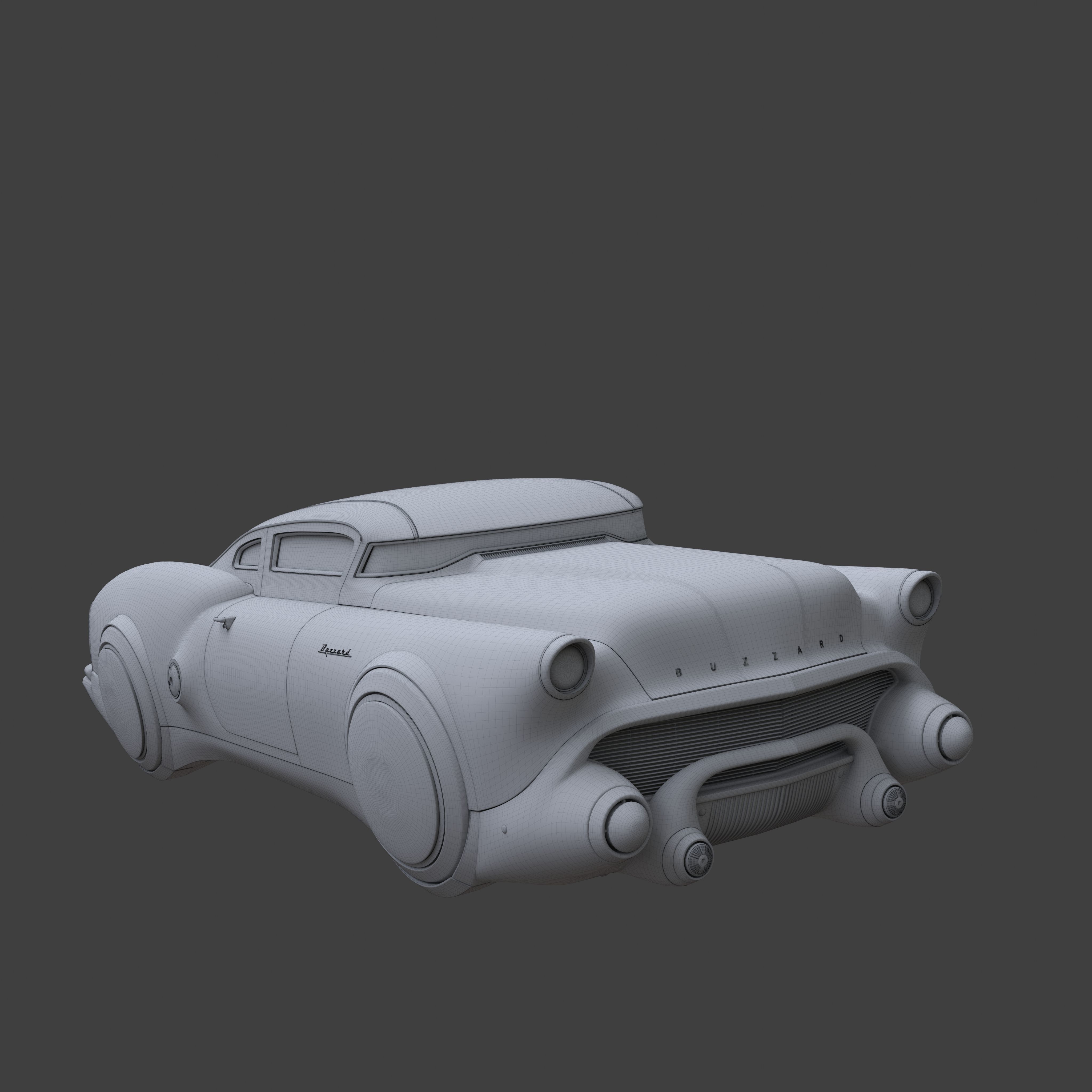 Futuristic flying car 9 3D model_17