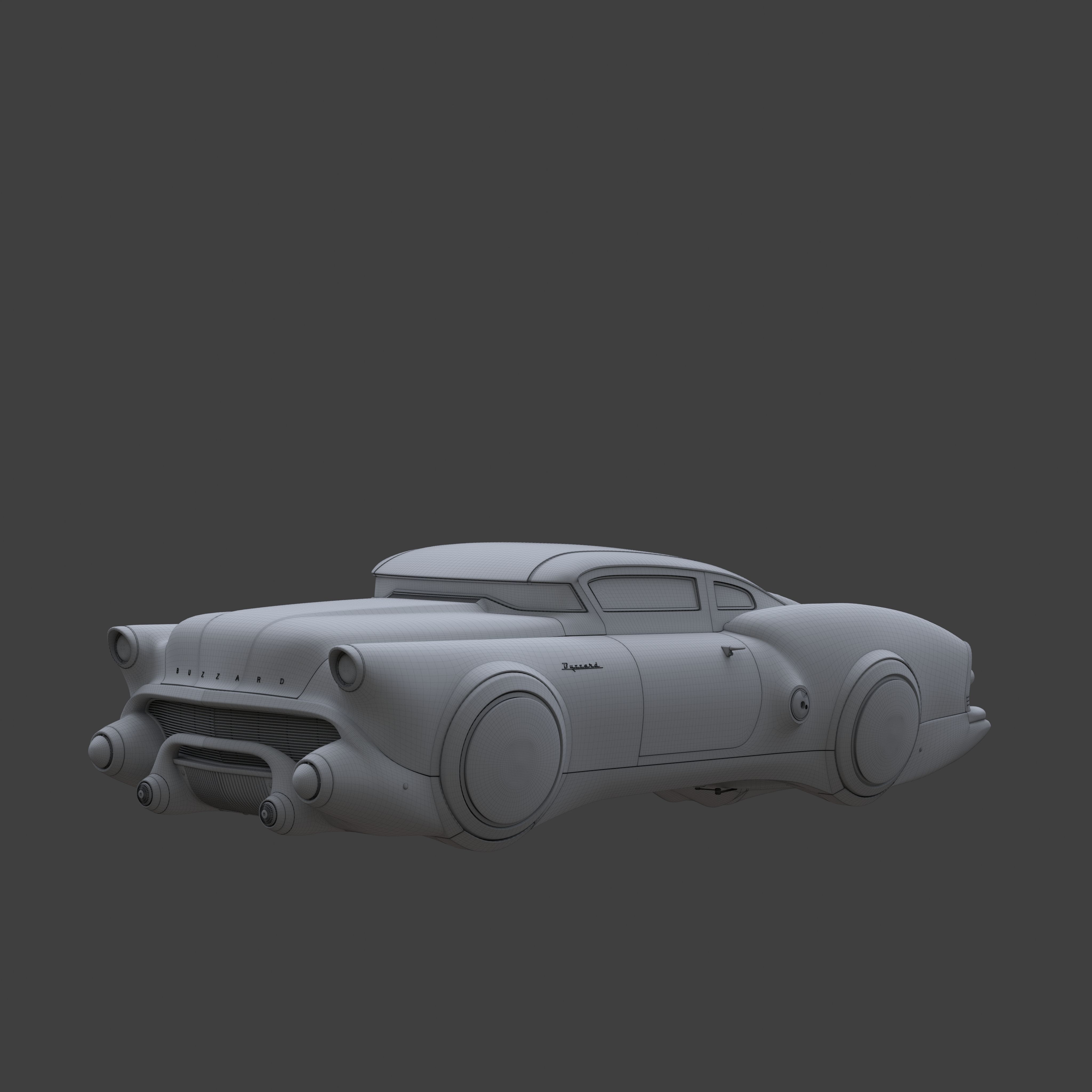 Futuristic flying car 9 3D model_20