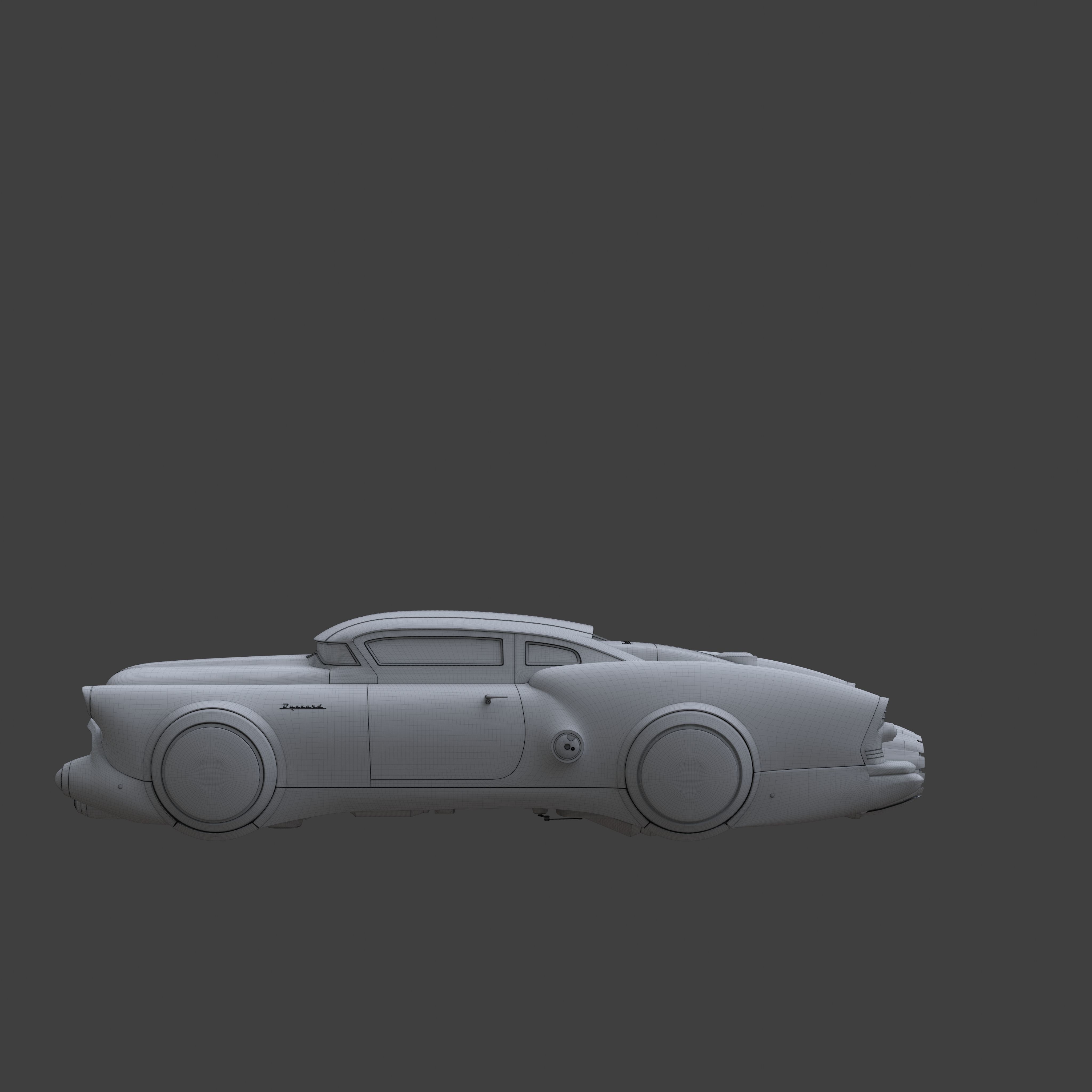 Futuristic flying car 9 3D model_22