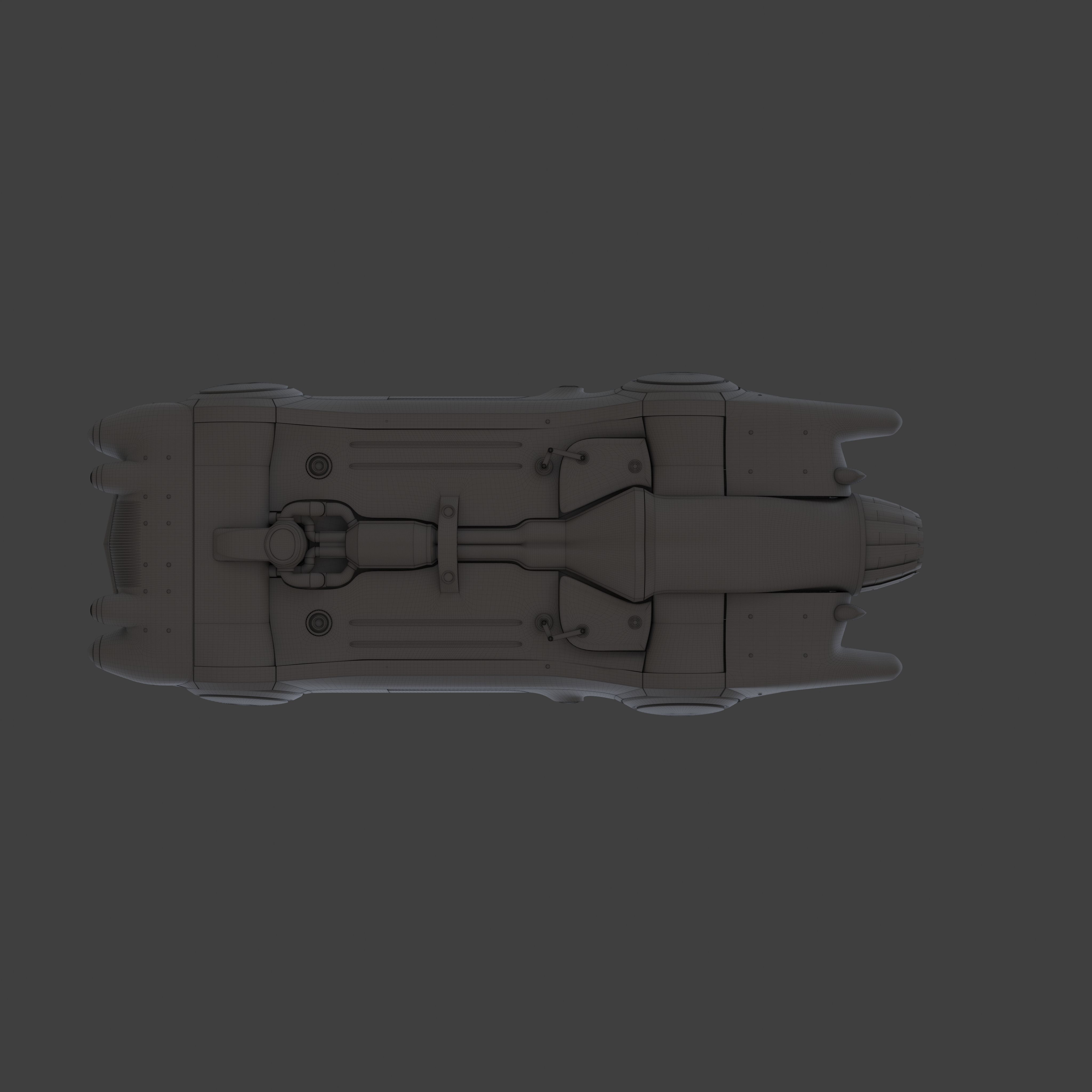 Futuristic flying car 9 3D model_27