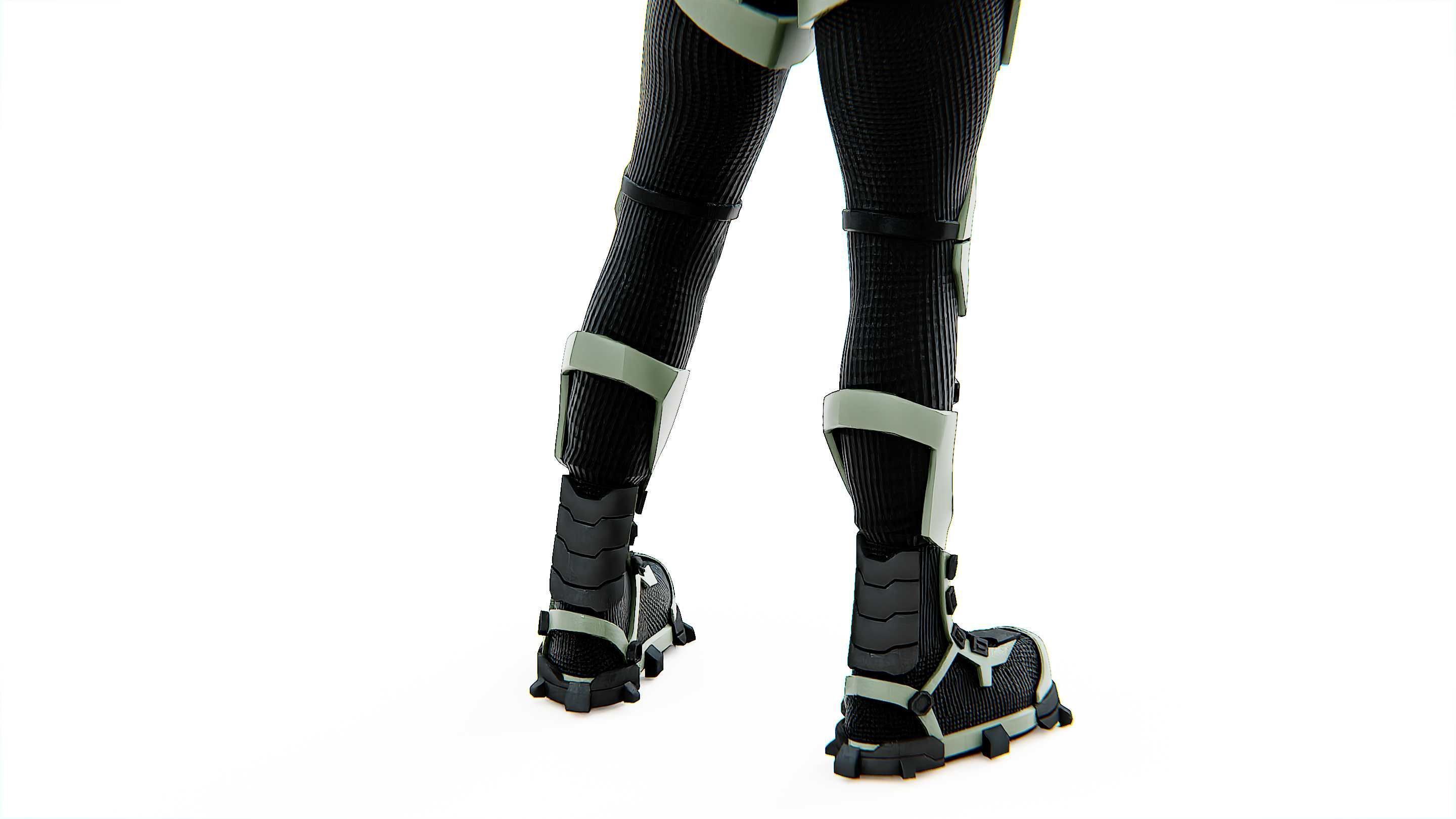 MECHA SOLDIER-A Rigged for Unreal Engine - Unity - MIXAMO 3D model_28