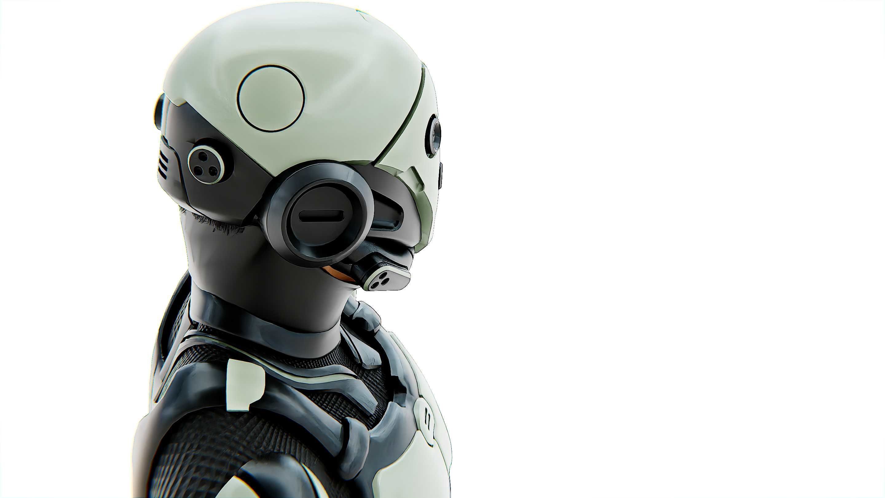 MECHA SOLDIER-A Rigged for Unreal Engine - Unity - MIXAMO 3D model_29