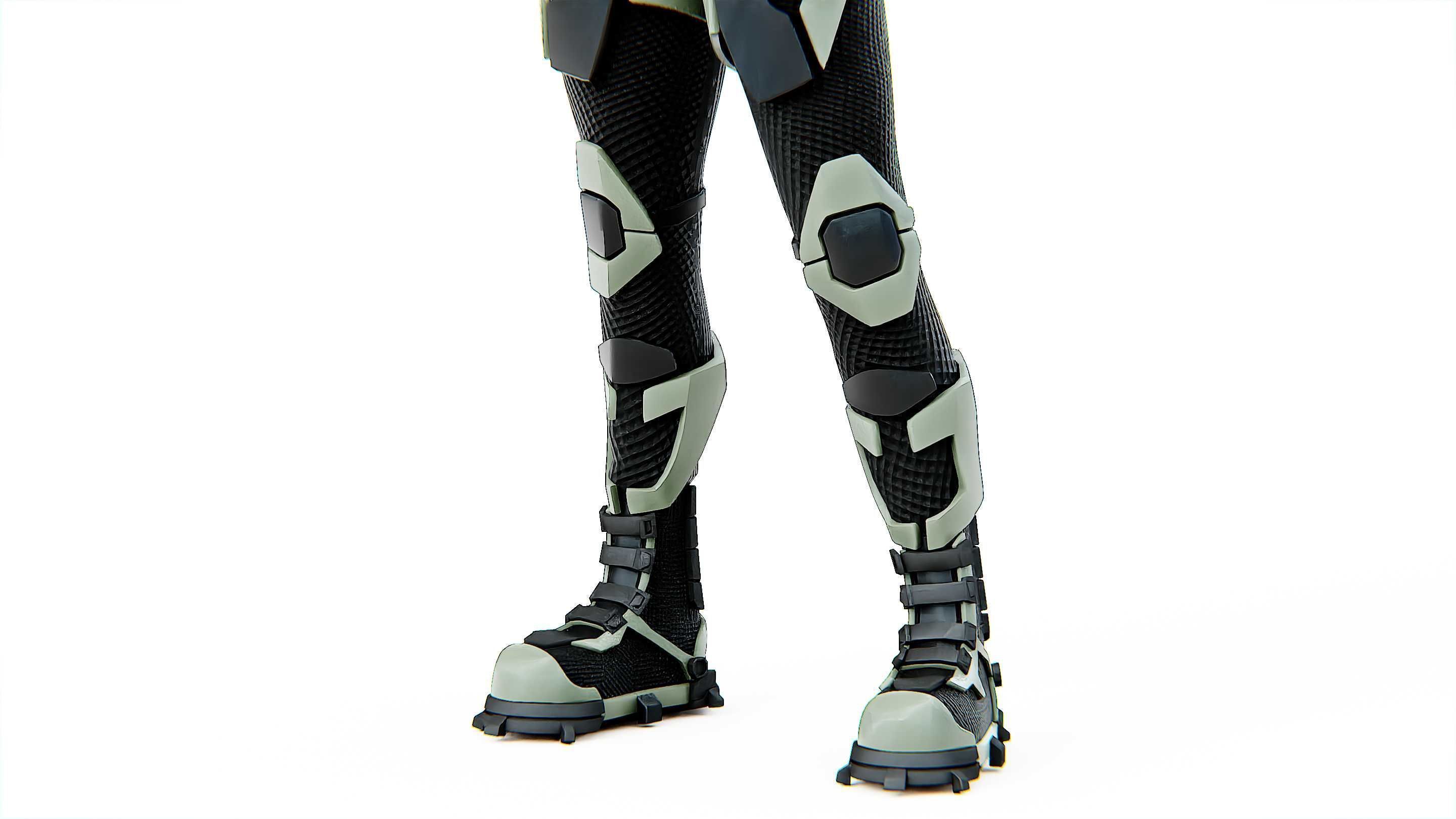 MECHA SOLDIER-A Rigged for Unreal Engine - Unity - MIXAMO 3D model_27