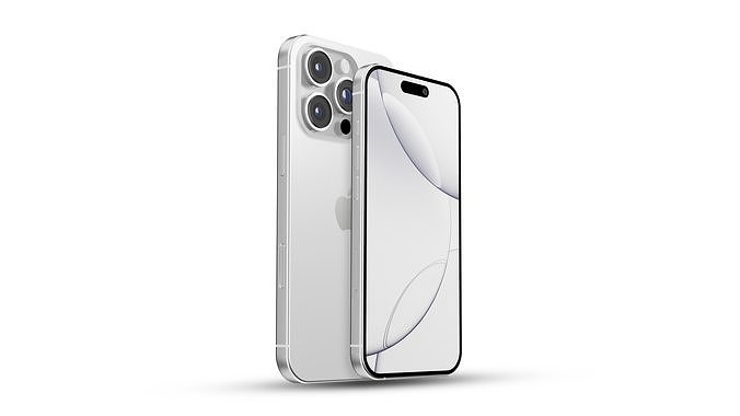 iPhone 16 Pro White 3D model