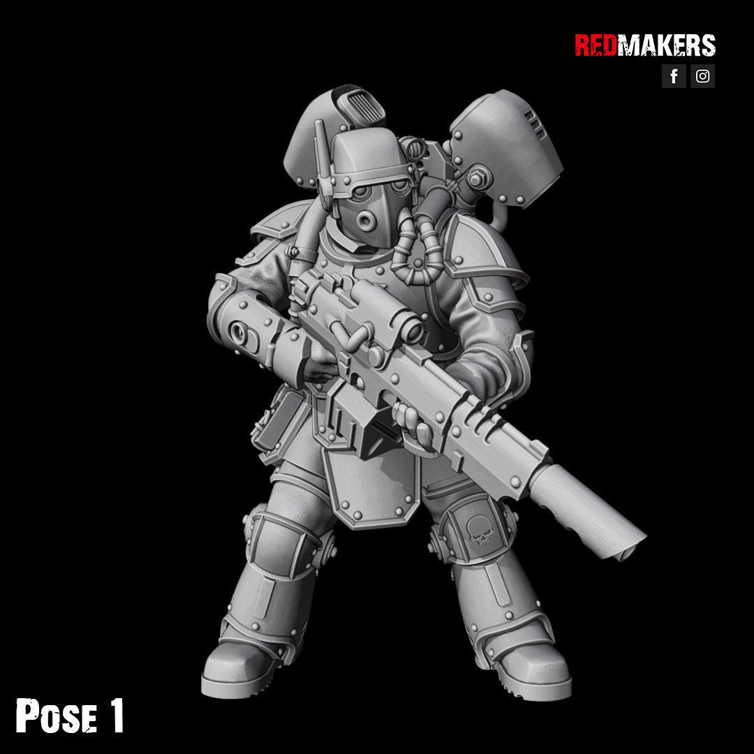 Kill Squad - Special Forces - Imperial Guard 3D print model_36