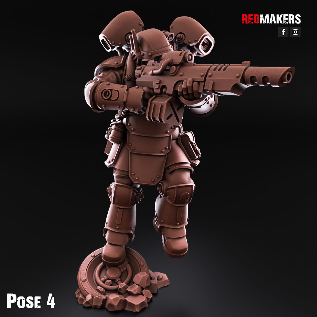 Kill Squad - Special Forces - Imperial Guard 3D print model_16