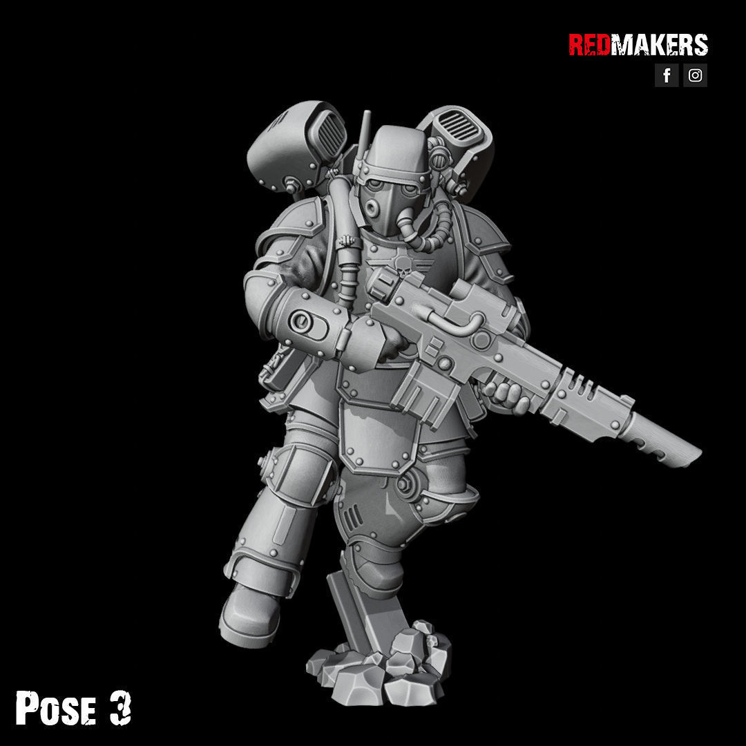 Kill Squad - Special Forces - Imperial Guard 3D print model_40