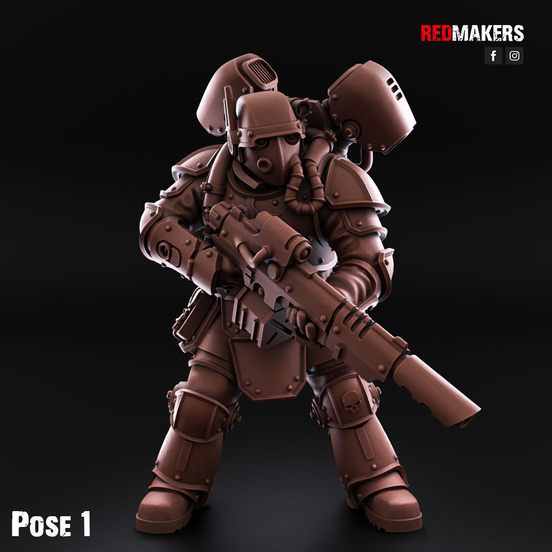 Kill Squad - Special Forces - Imperial Guard 3D print model_8