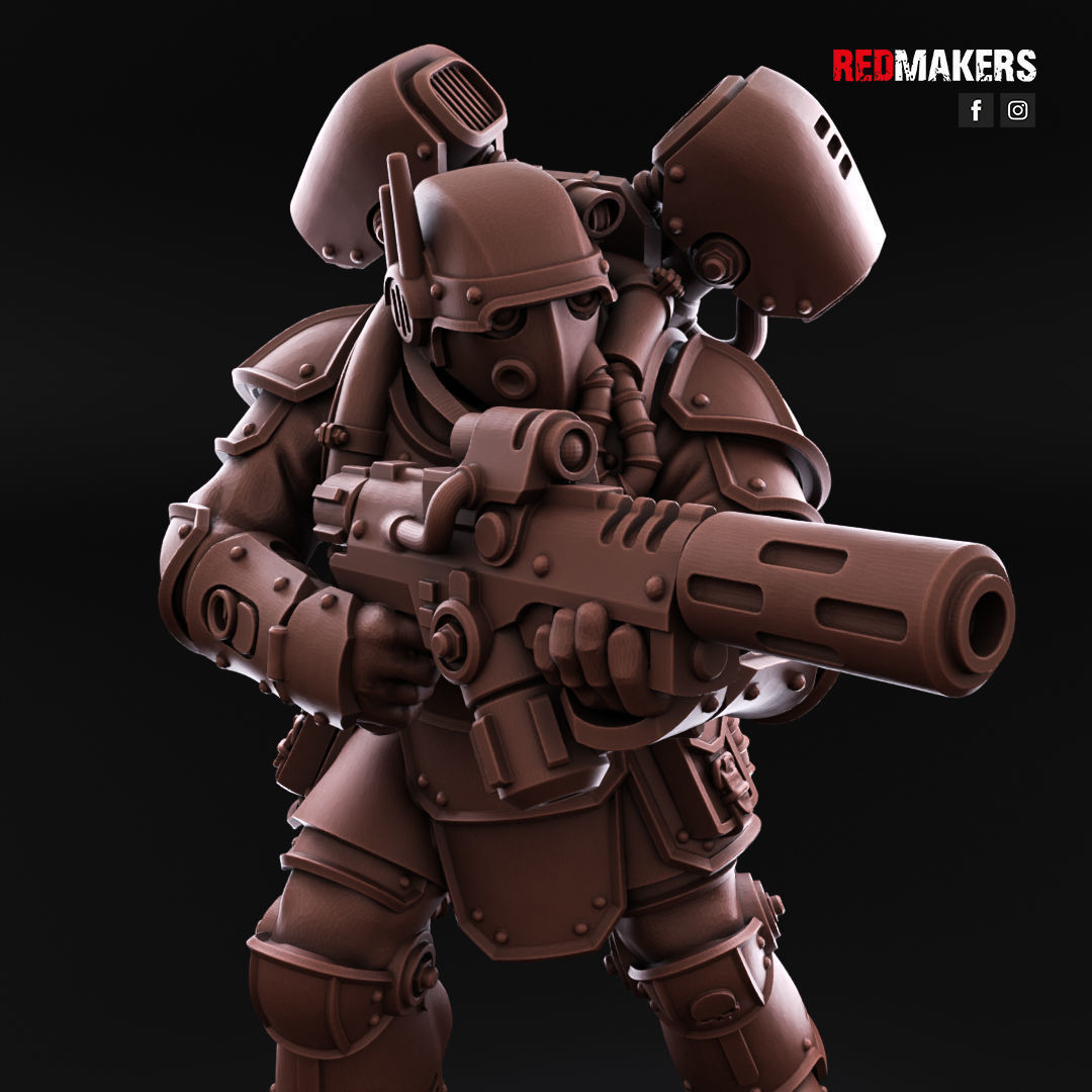 Kill Squad - Special Forces - Imperial Guard 3D print model_5