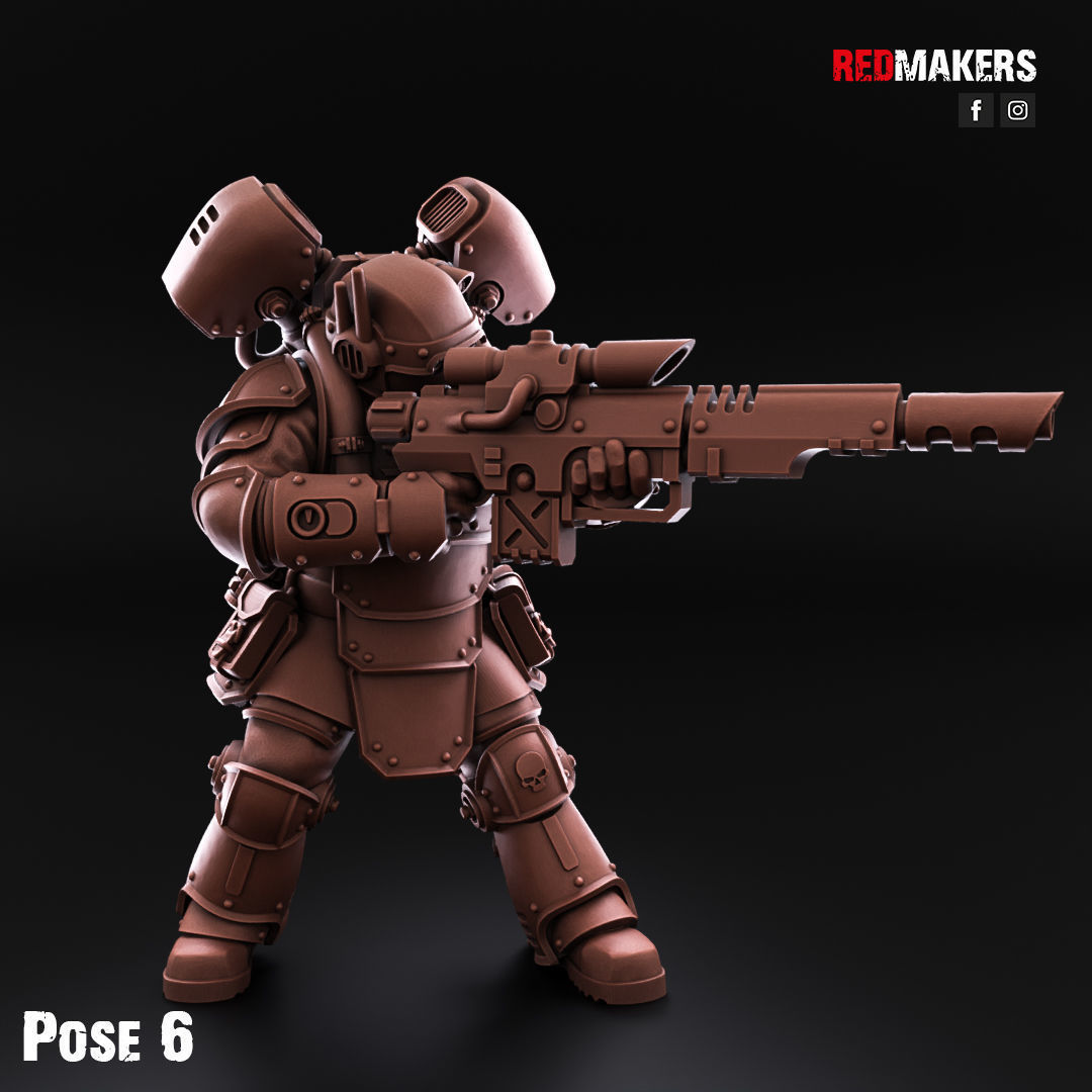 Kill Squad - Special Forces - Imperial Guard 3D print model_22