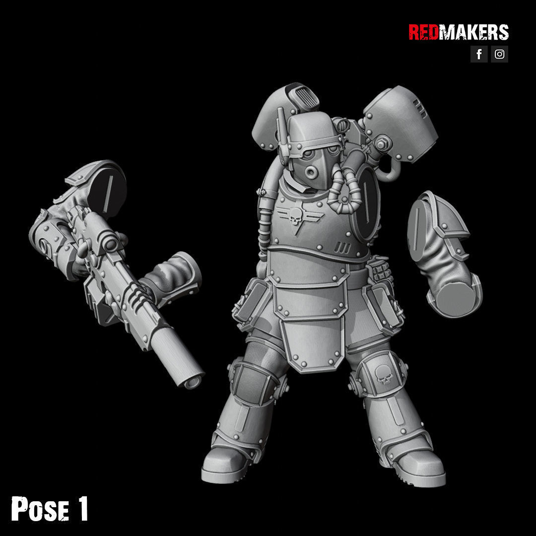 Kill Squad - Special Forces - Imperial Guard 3D print model_37