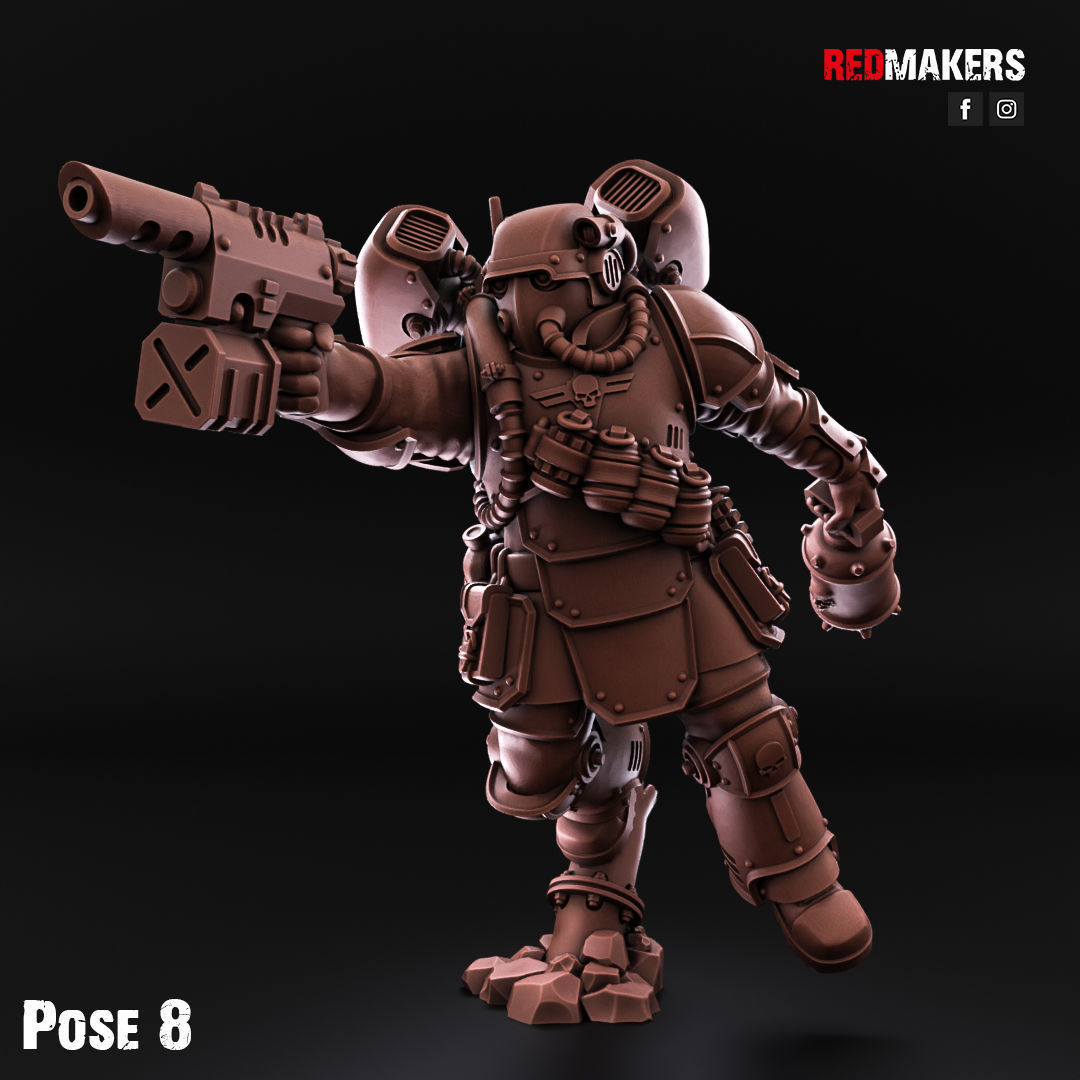 Kill Squad - Special Forces - Imperial Guard 3D print model_27