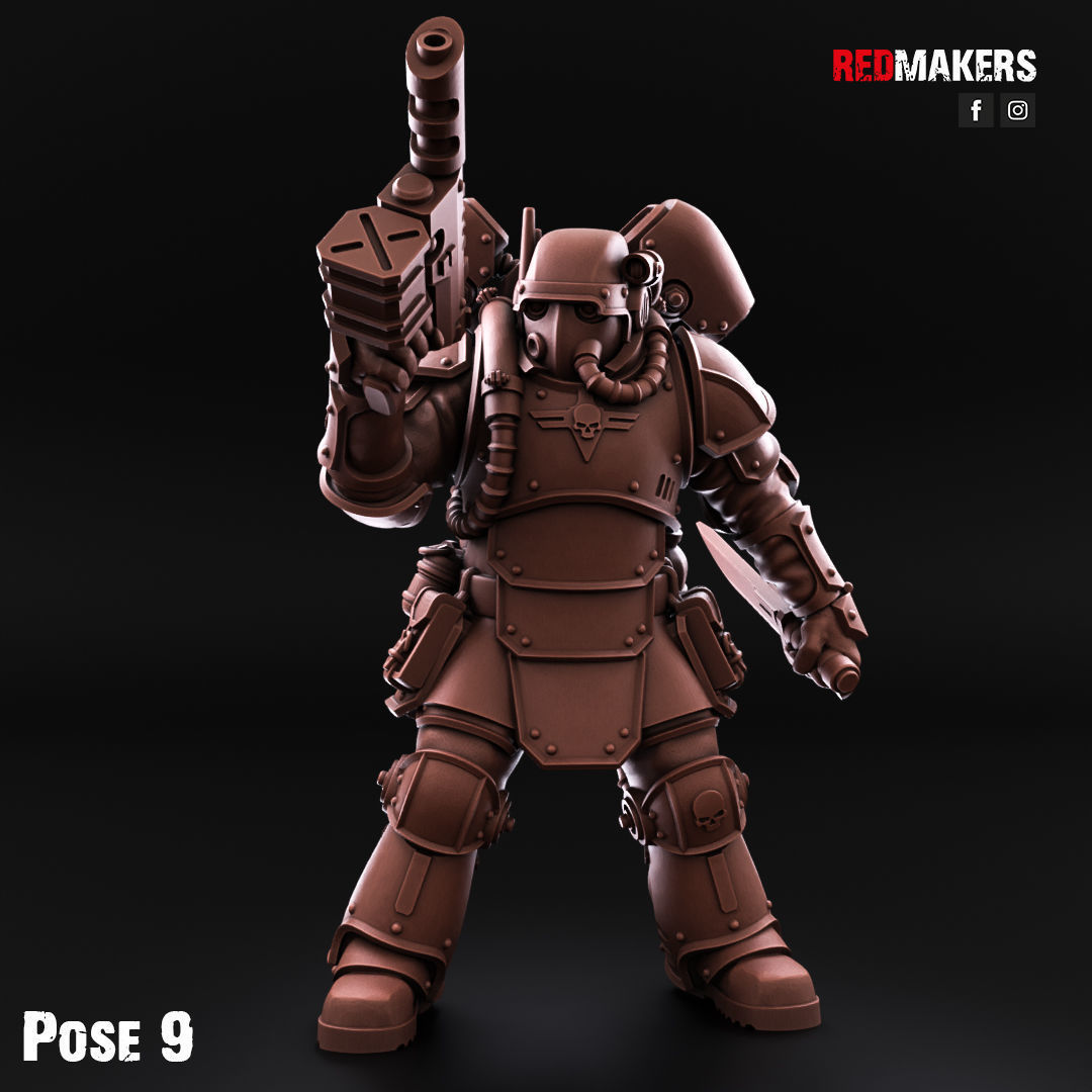 Kill Squad - Special Forces - Imperial Guard 3D print model_29