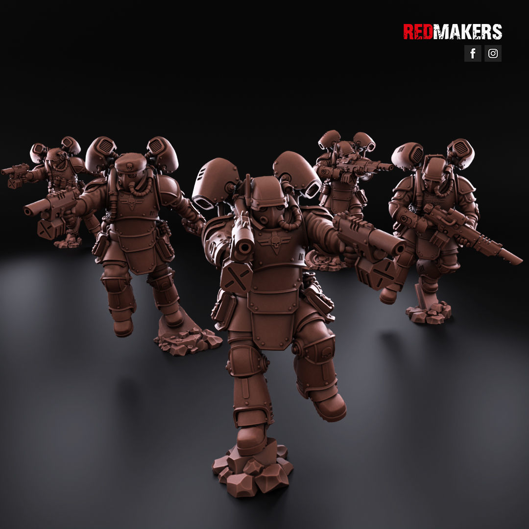 Kill Squad - Special Forces - Imperial Guard 3D print model_4