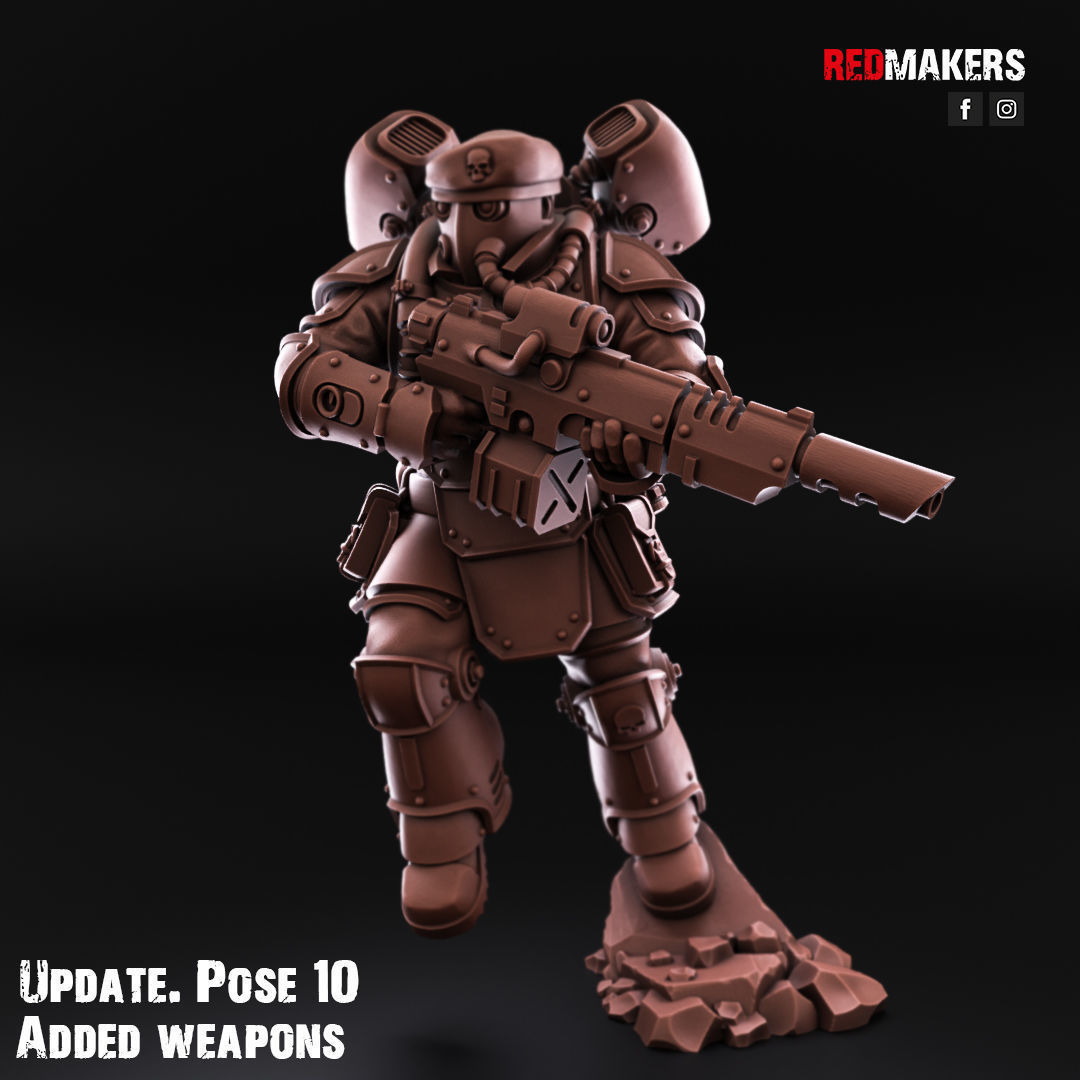 Kill Squad - Special Forces - Imperial Guard 3D print model_33