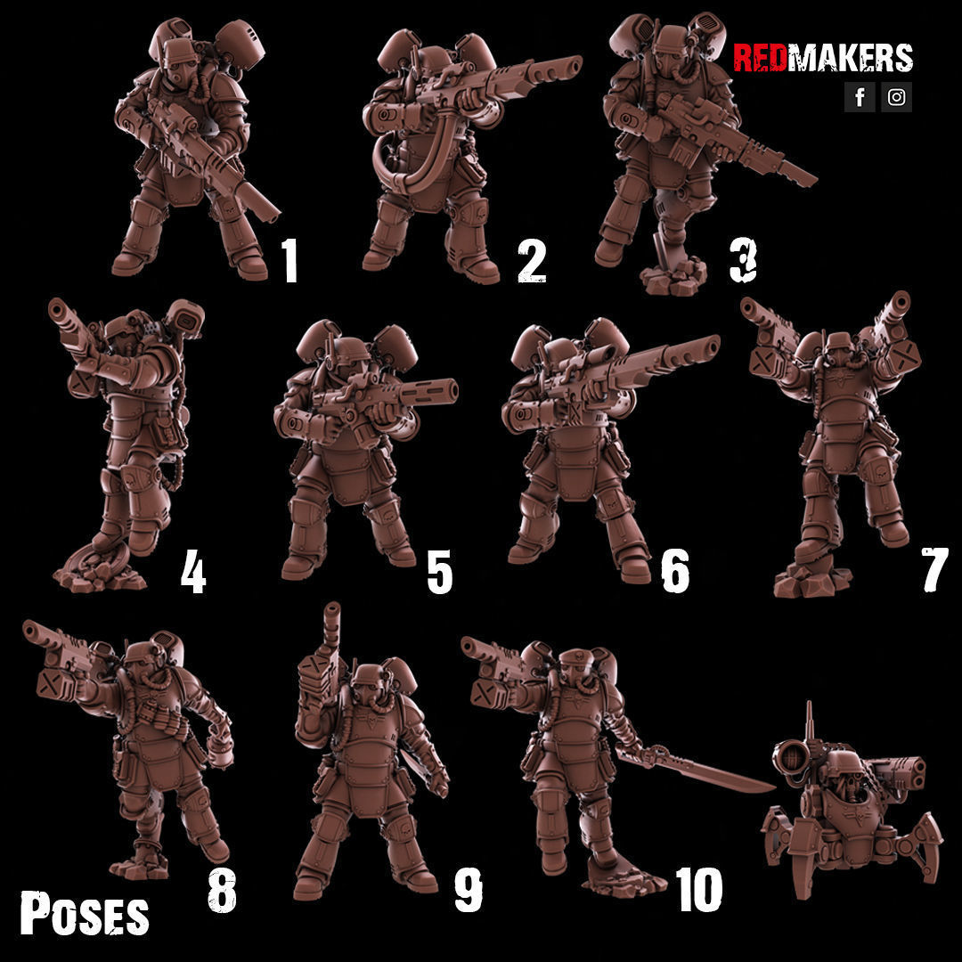 Kill Squad - Special Forces - Imperial Guard 3D print model_2