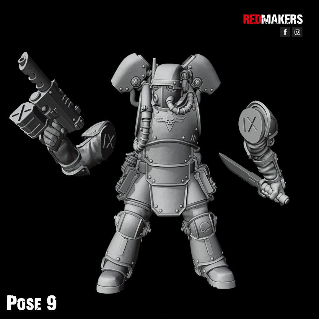Kill Squad - Special Forces - Imperial Guard 3D print model_53