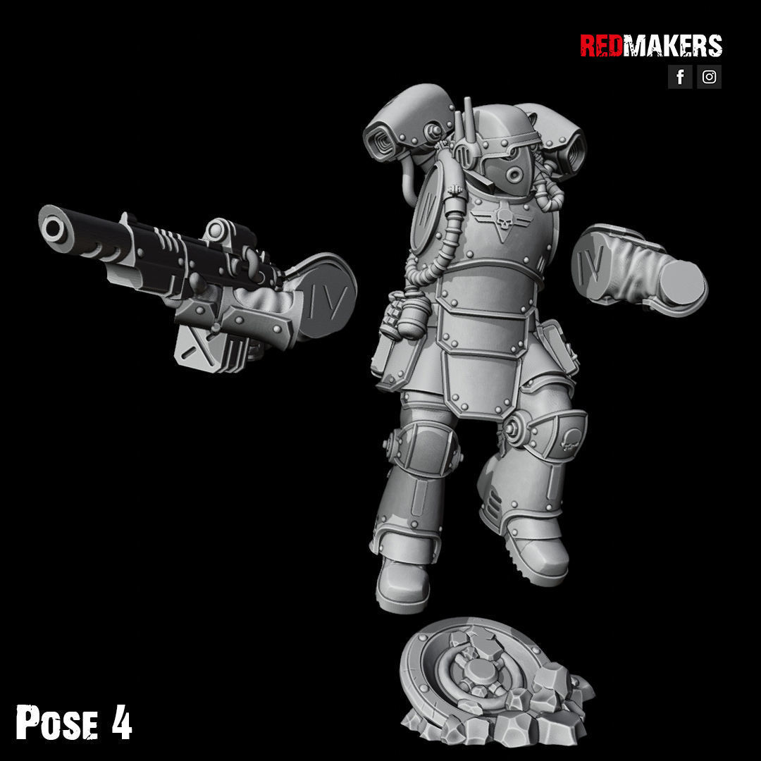 Kill Squad - Special Forces - Imperial Guard 3D print model_43