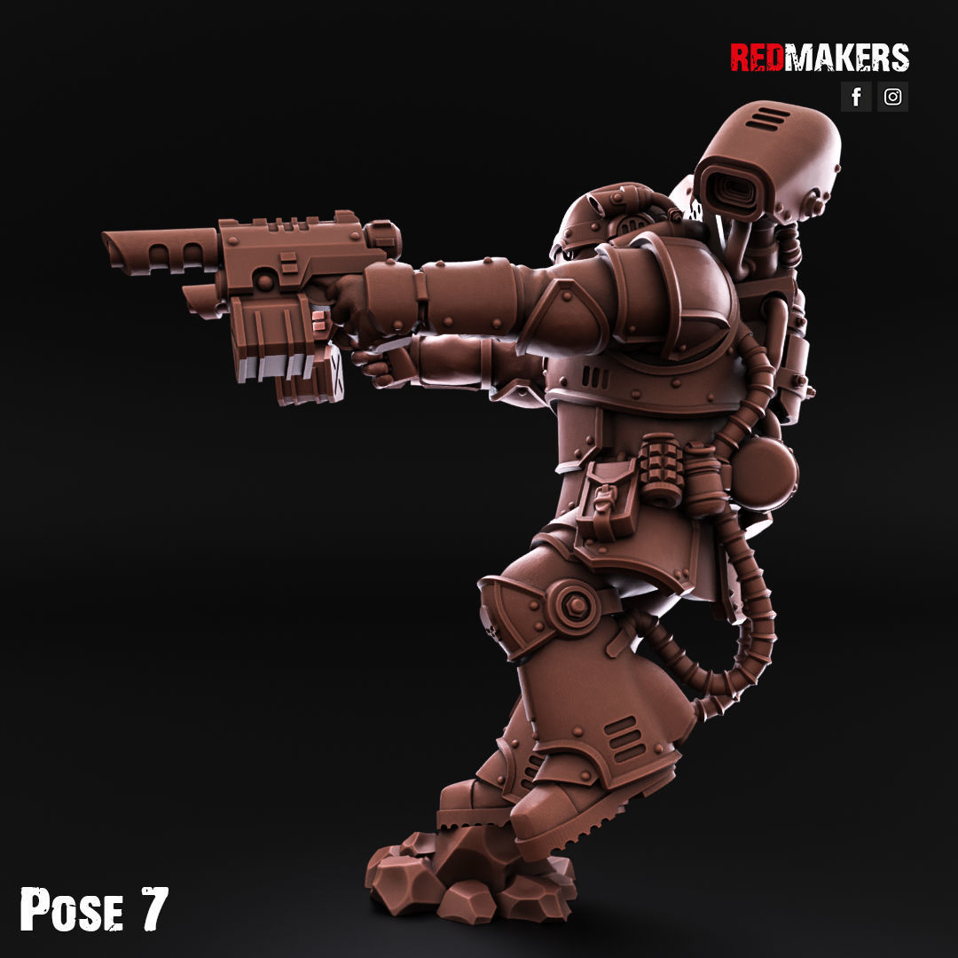Kill Squad - Special Forces - Imperial Guard 3D print model_25