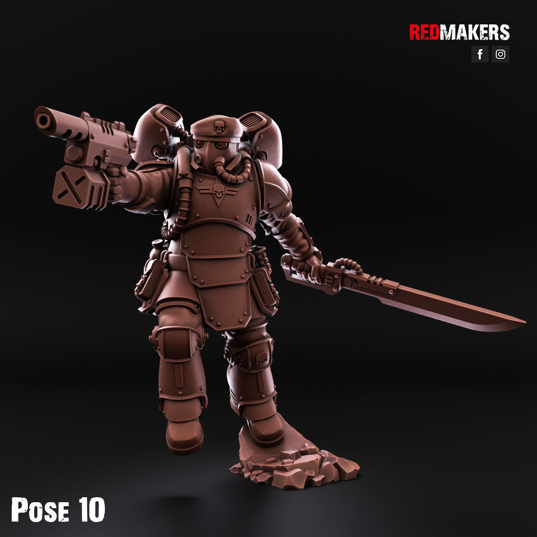 Kill Squad - Special Forces - Imperial Guard 3D print model_31