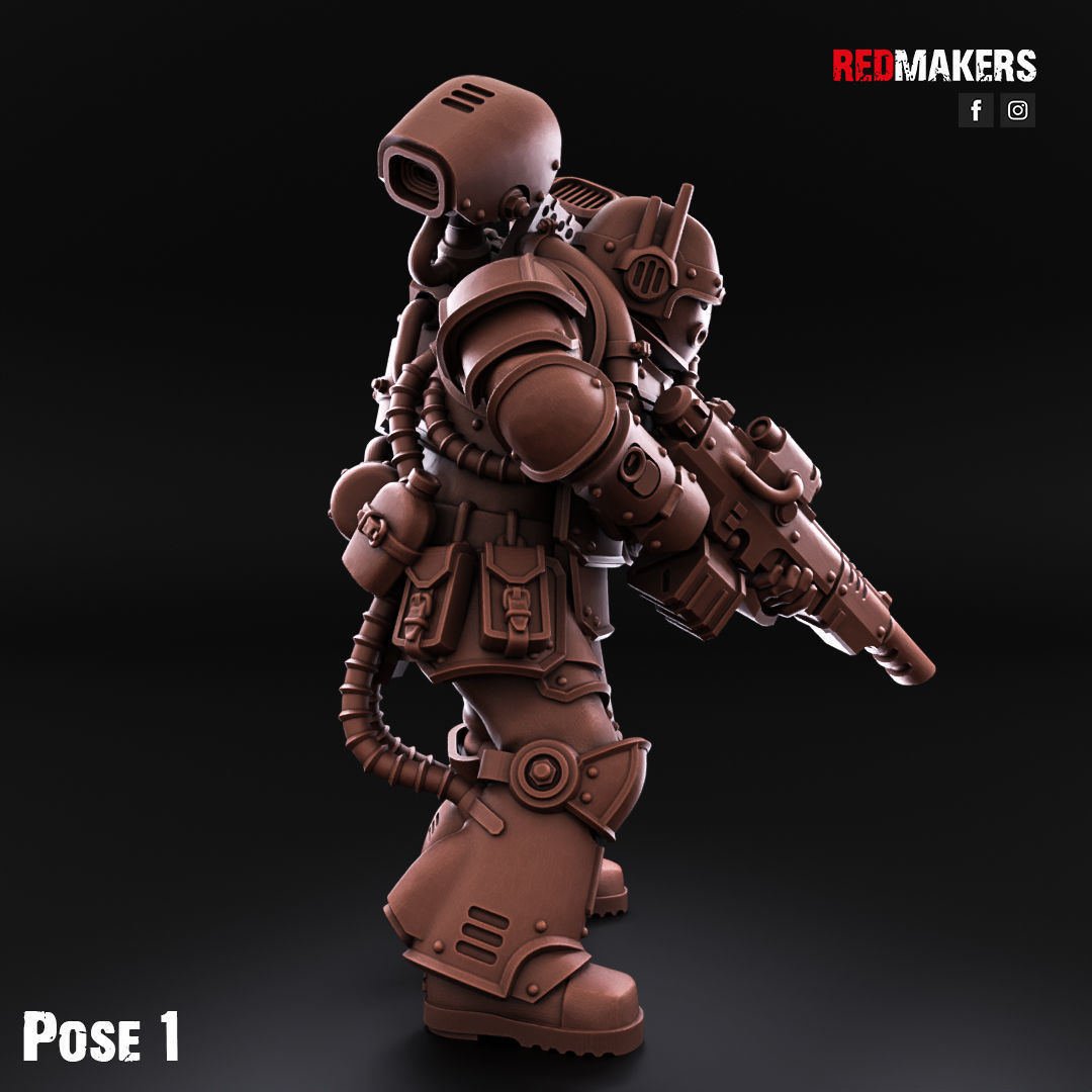 Kill Squad - Special Forces - Imperial Guard 3D print model_10