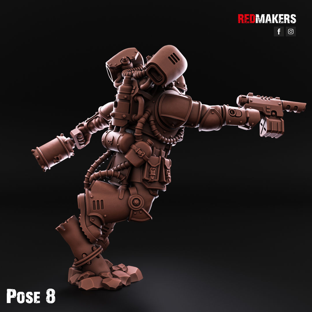 Kill Squad - Special Forces - Imperial Guard 3D print model_28
