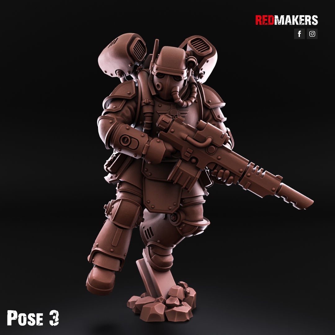 Kill Squad - Special Forces - Imperial Guard 3D print model_14