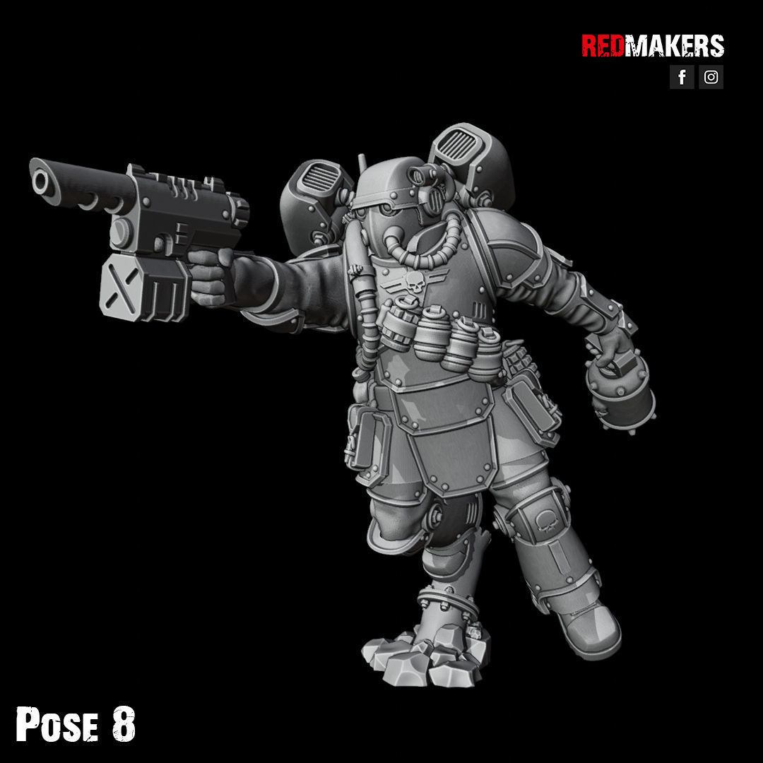 Kill Squad - Special Forces - Imperial Guard 3D print model_50