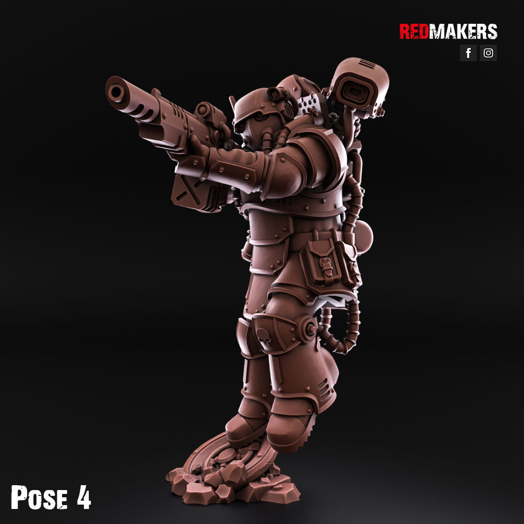 Kill Squad - Special Forces - Imperial Guard 3D print model_17