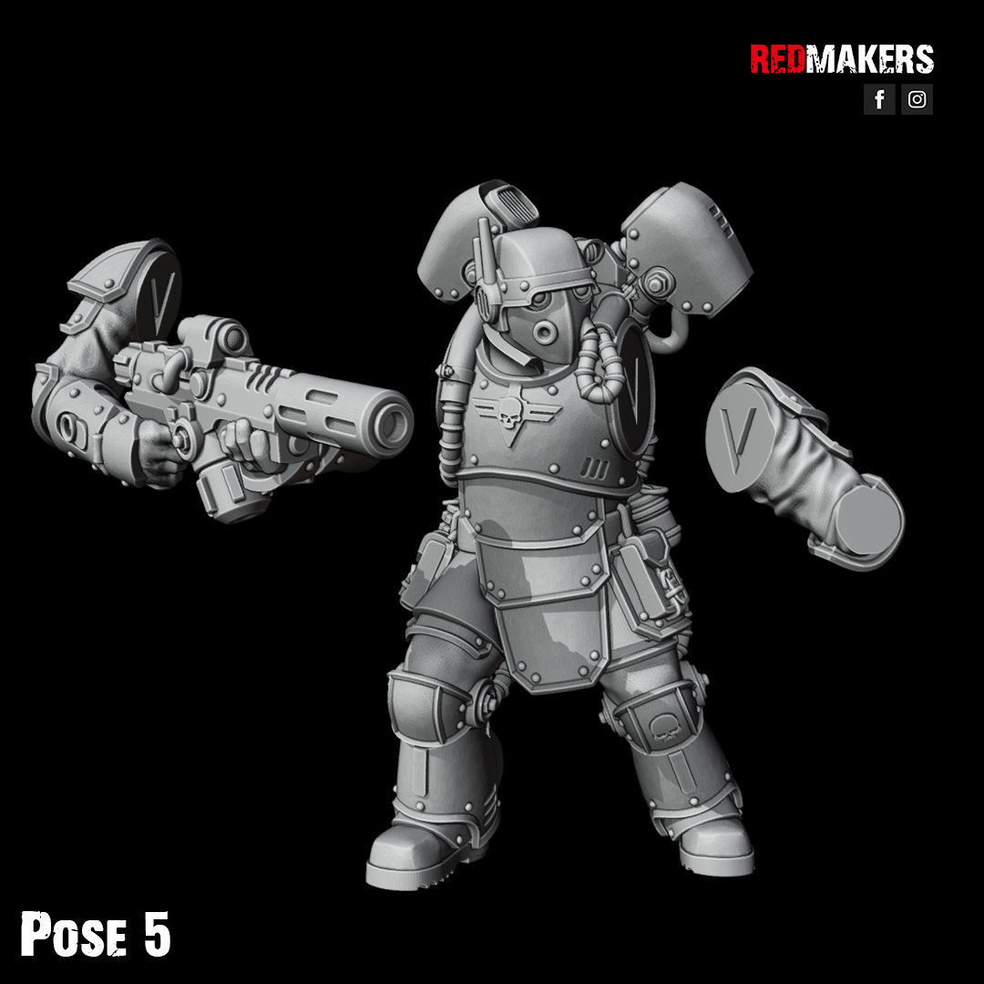 Kill Squad - Special Forces - Imperial Guard 3D print model_45