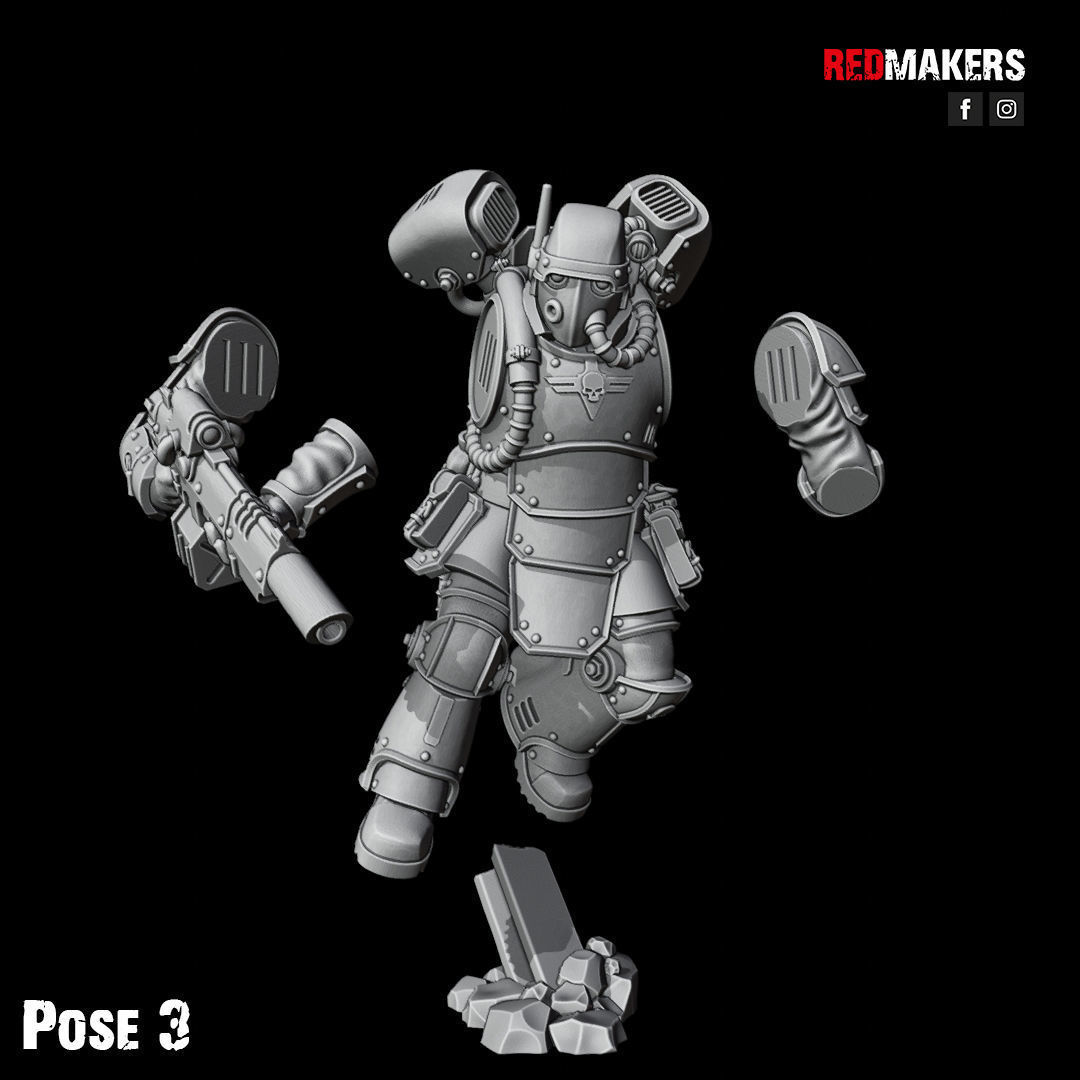 Kill Squad - Special Forces - Imperial Guard 3D print model_41