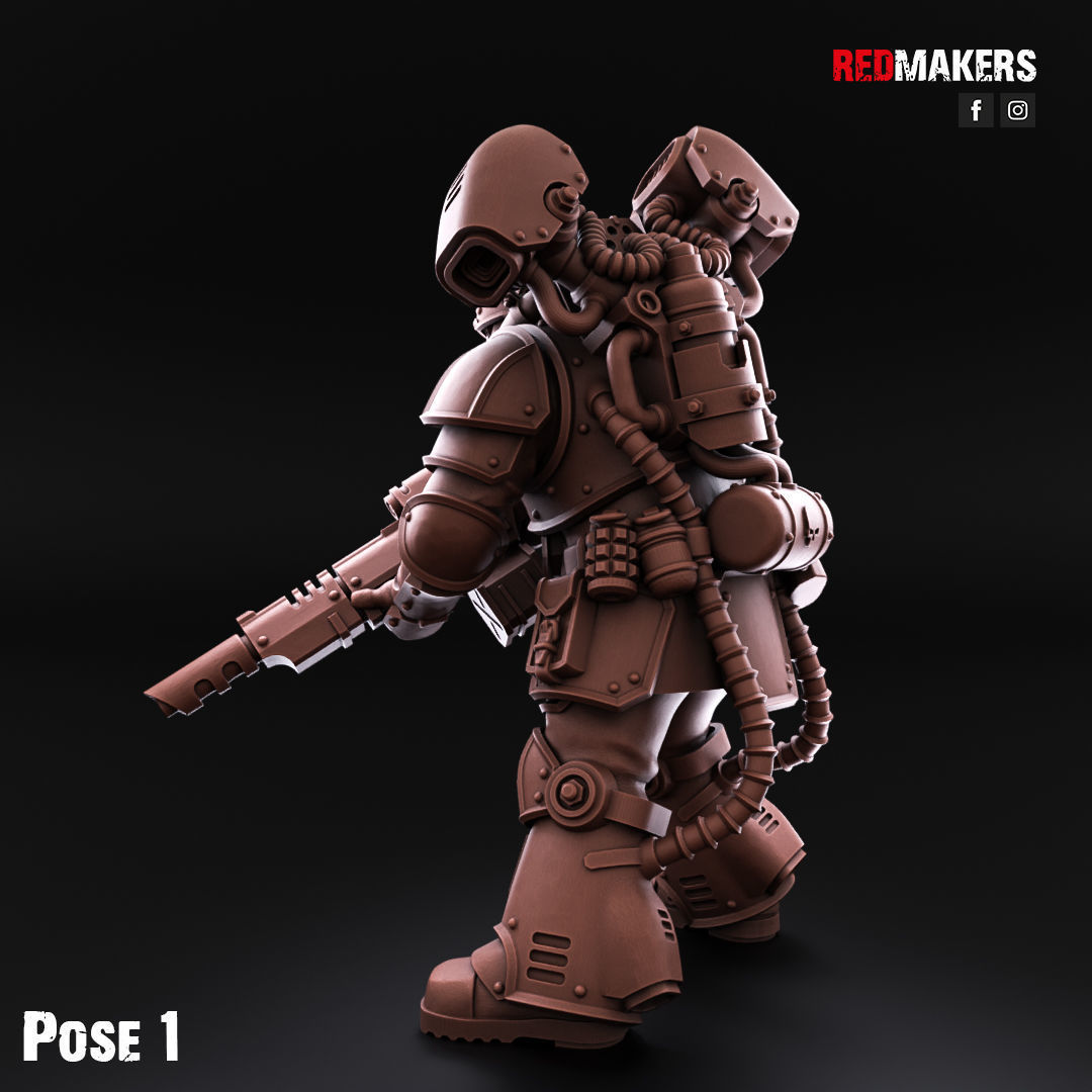 Kill Squad - Special Forces - Imperial Guard 3D print model_9