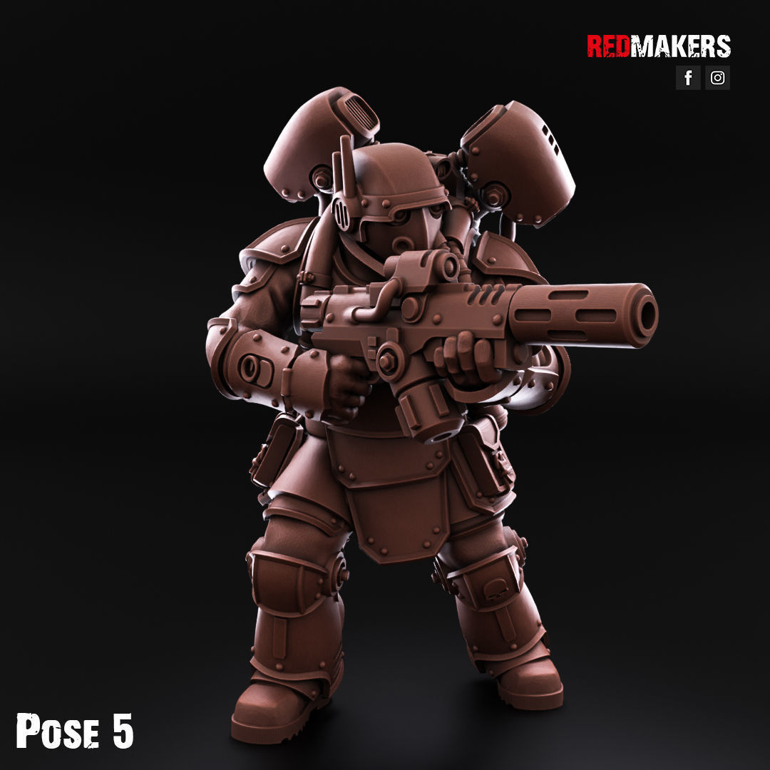 Kill Squad - Special Forces - Imperial Guard 3D print model_19