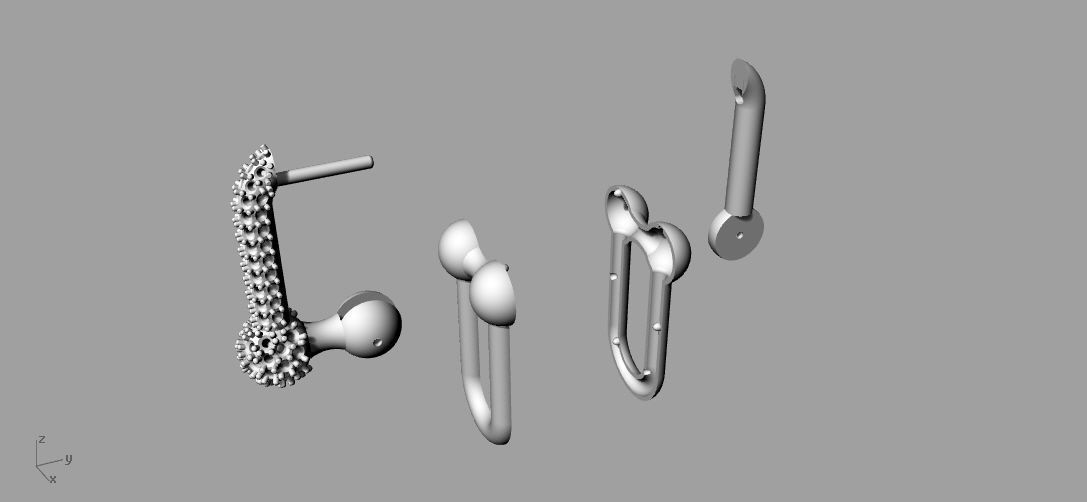 Tiffany Earring 3D print model_3