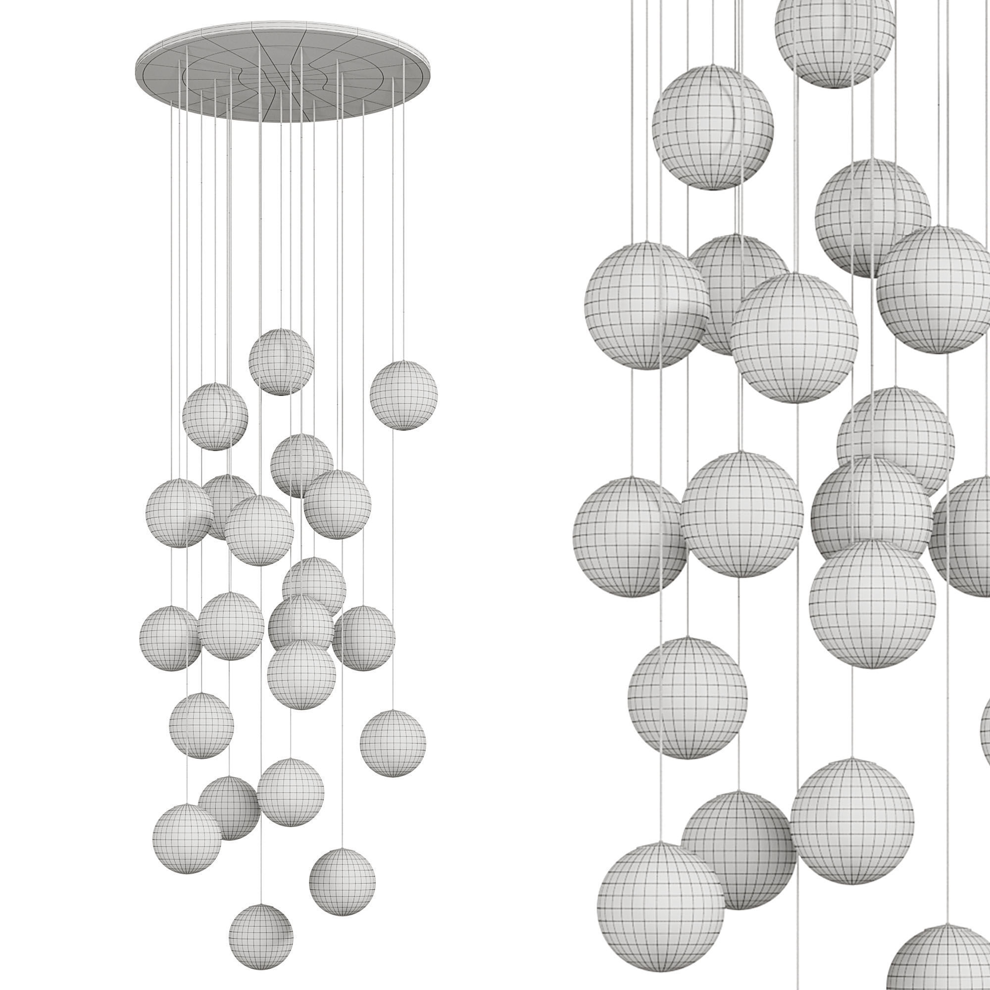 ANPERBAR Top 20L G9 52cm pendant lamp 3D model_4