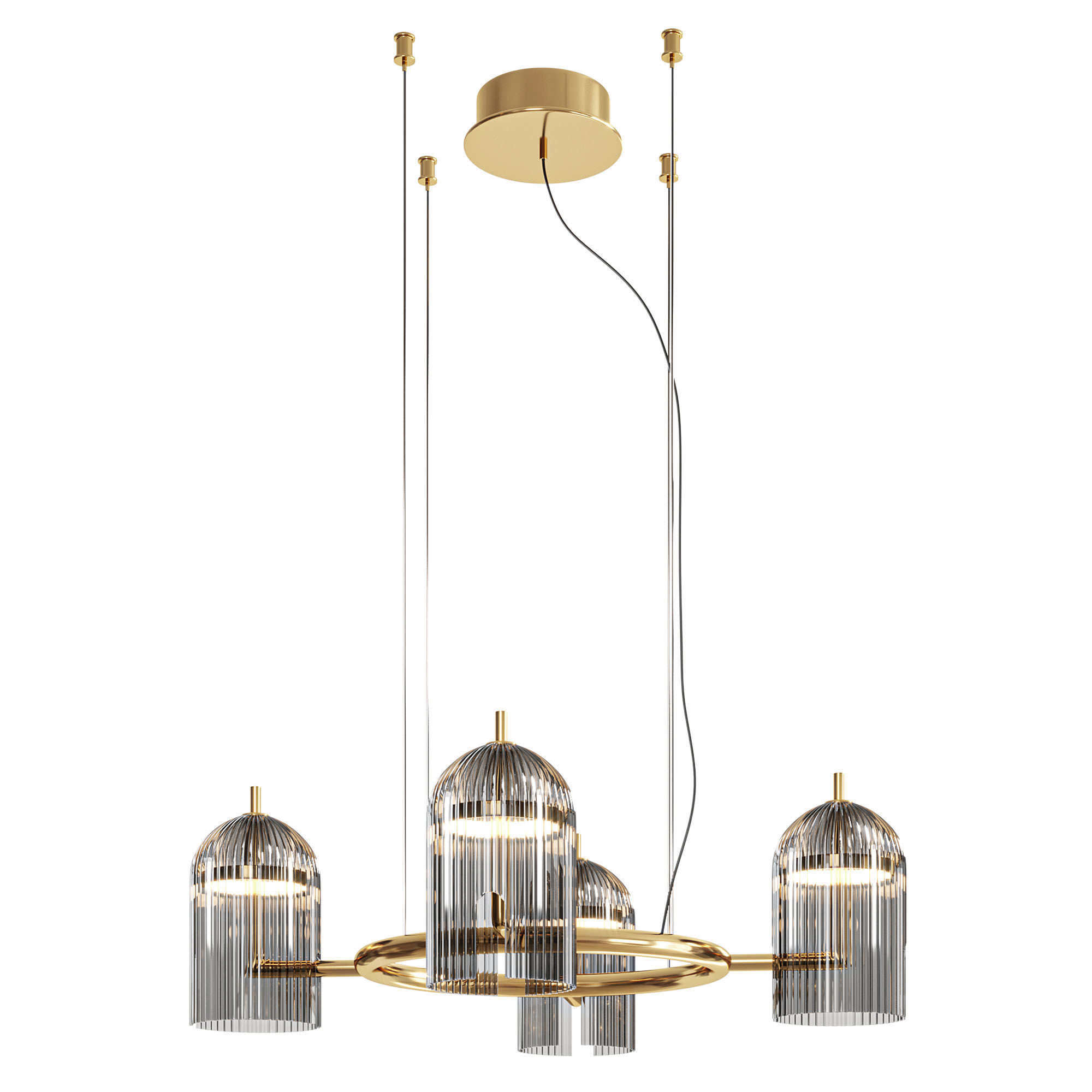 AROMAS Porta LED dimmable glass pendant lamp 3D model_2