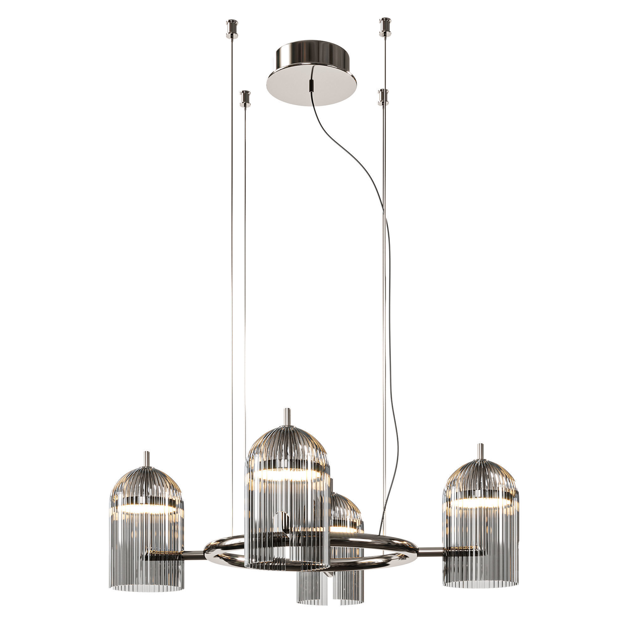 AROMAS Porta LED dimmable glass pendant lamp 3D model_7
