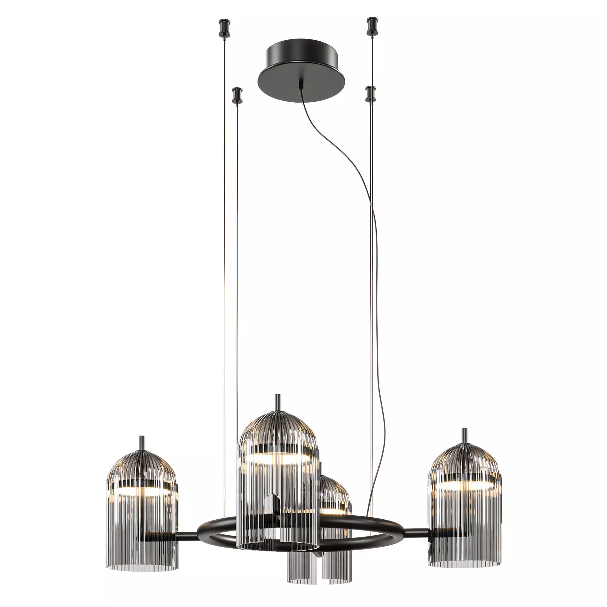 AROMAS Porta LED dimmable glass pendant lamp 3D model_0