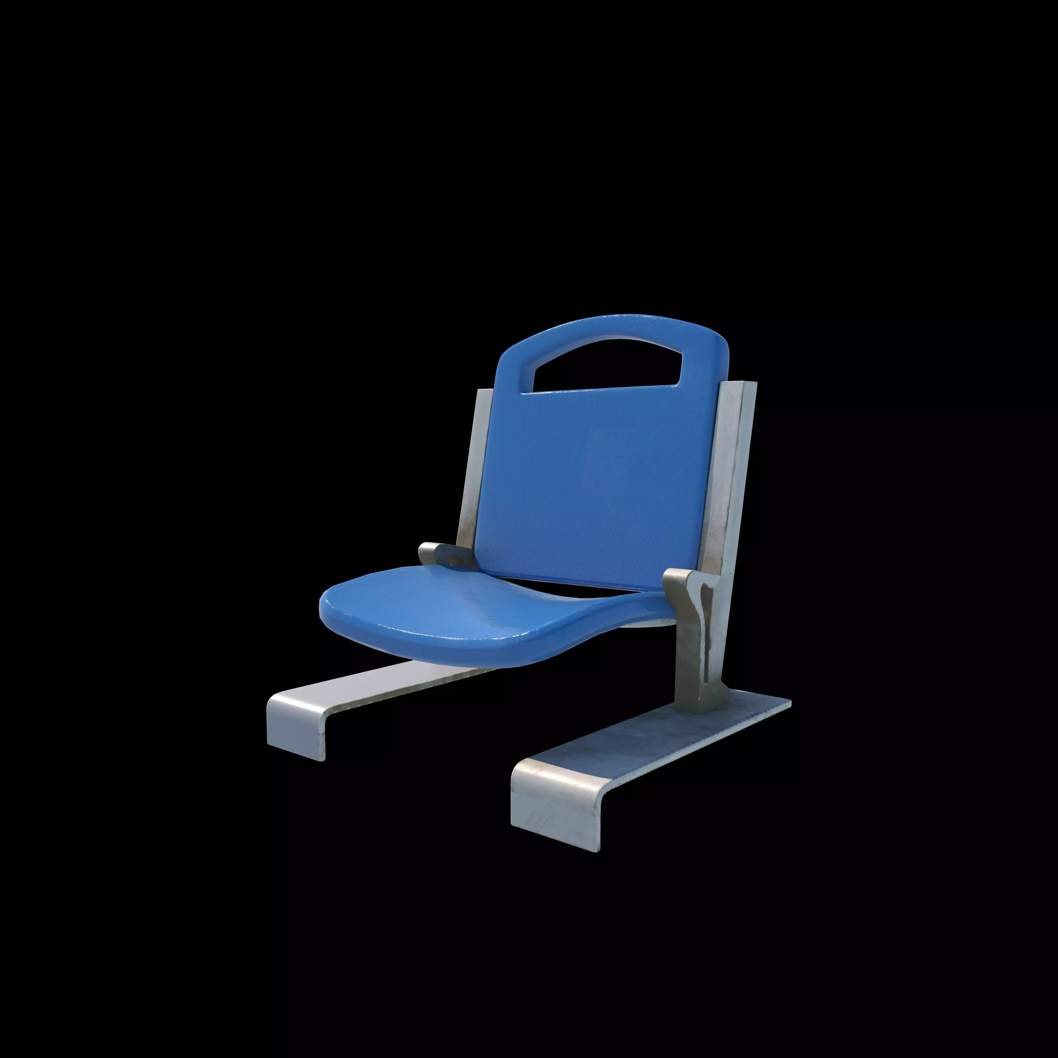 stadium seat 3D model_0
