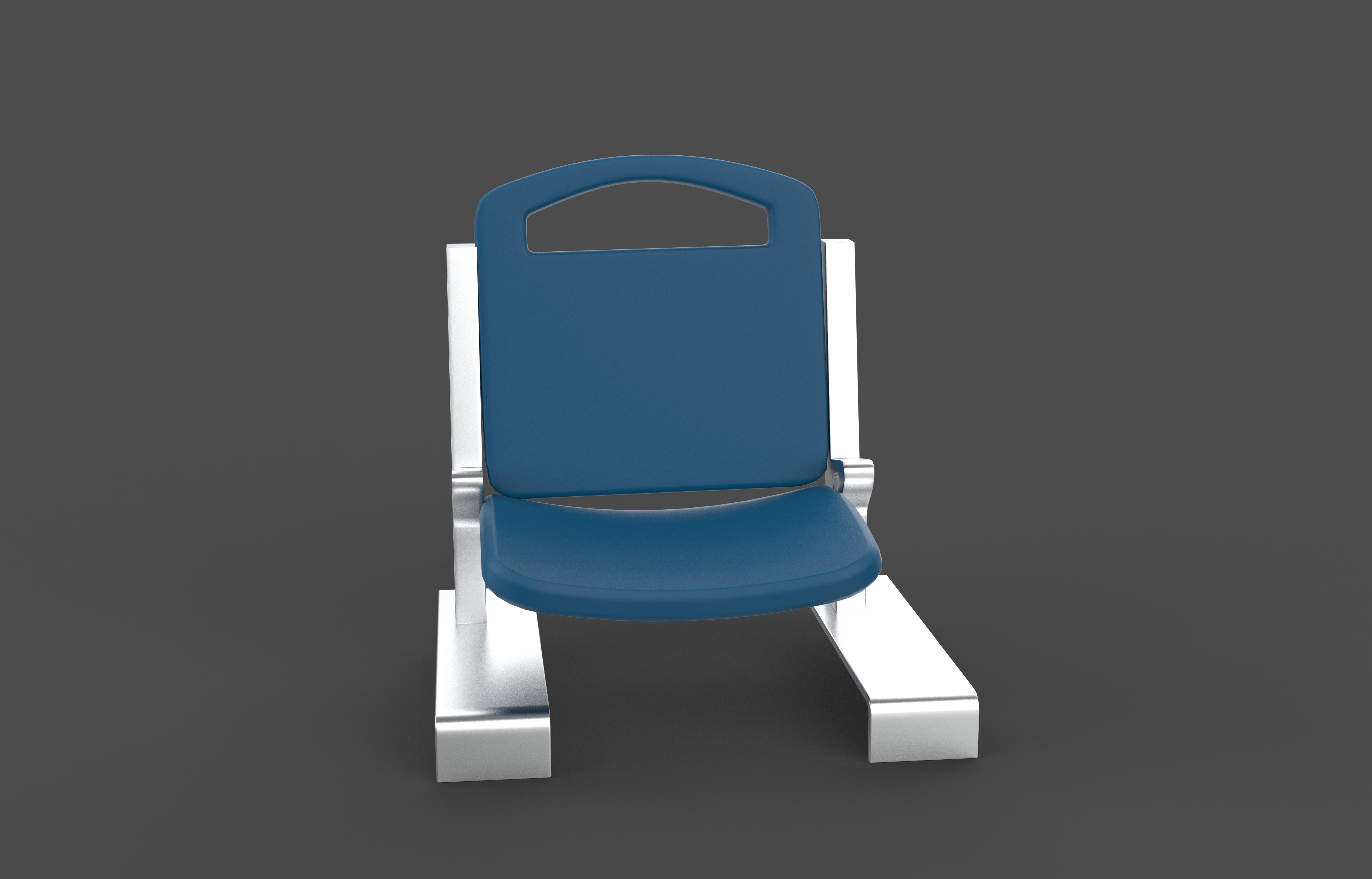 stadium seat 3D model_5